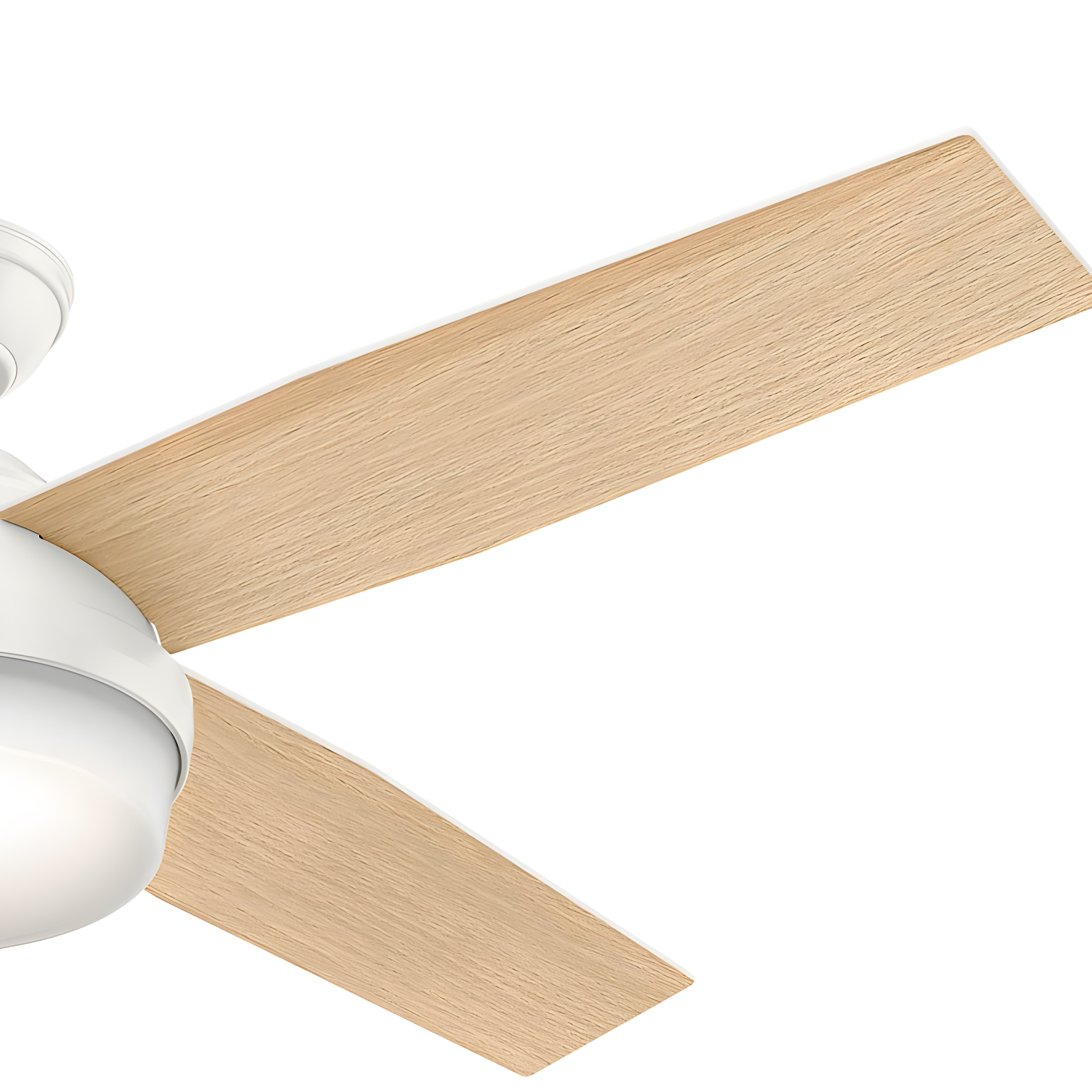 Dempsey 52" 4 - Blade Contemporary Indoor Ceiling Fan with Lights and Remote