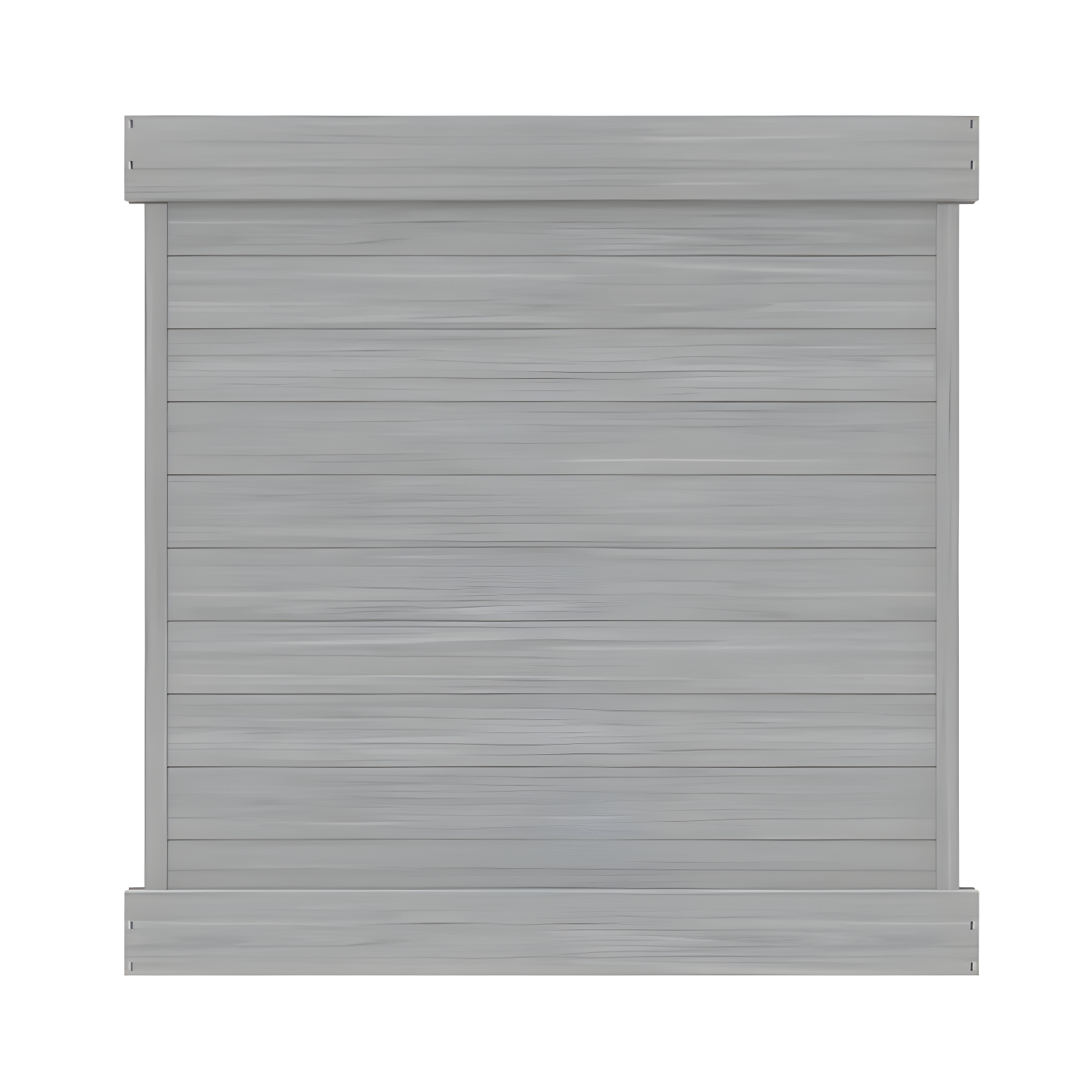 Barrette Outdoor Living Horizontal Fence Driftwood Vinyl Privacy Panel Kit