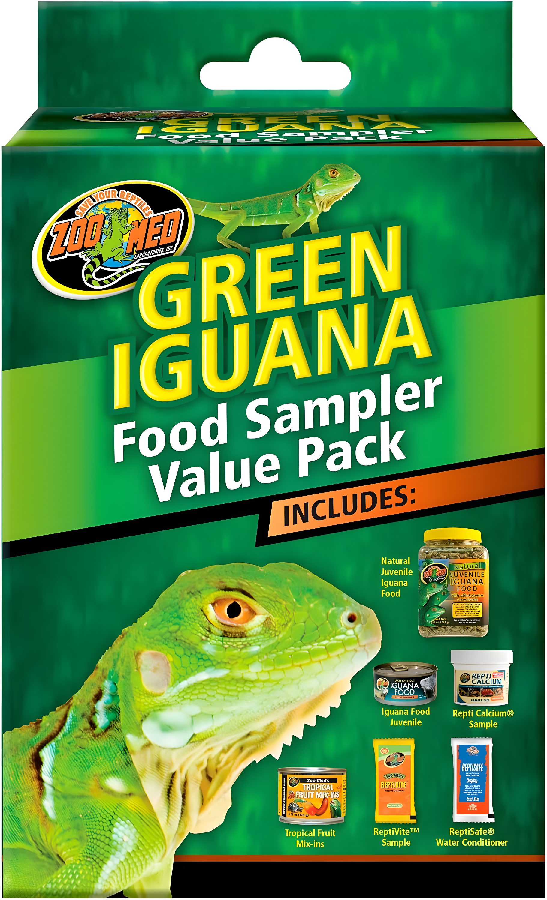 Zoo Med Green Iguana Foods Sampler Value Pack - 1 Count