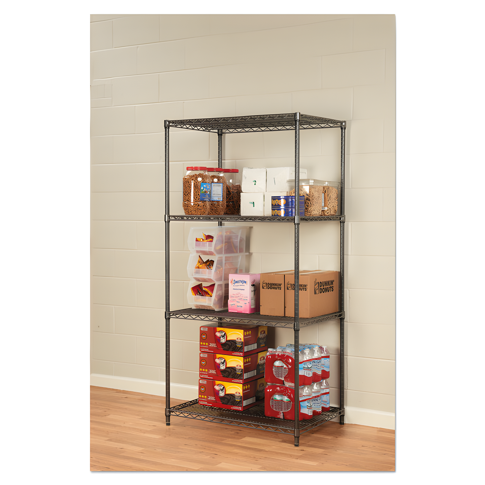 Alera® 36'' W Metal Shelving Unit
