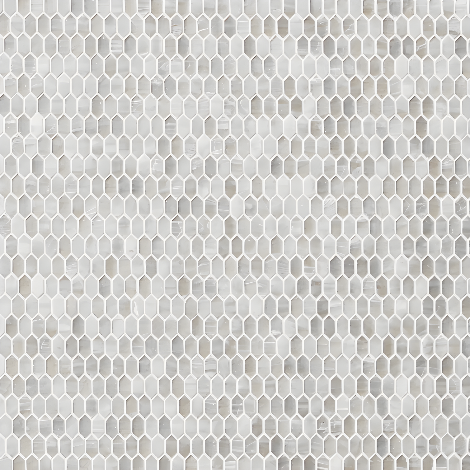 Whisper 11.61" x 11.73" Polished Mini Picket Glass Mosaic Wall Tile (0.94 Sq. Ft. / each)