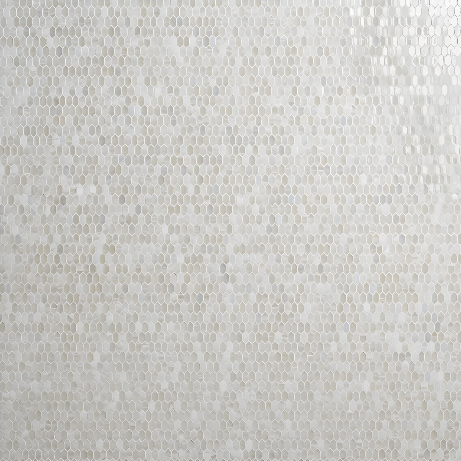 Whisper 11.61" x 11.73" Polished Mini Picket Glass Mosaic Wall Tile (0.94 Sq. Ft. / each)