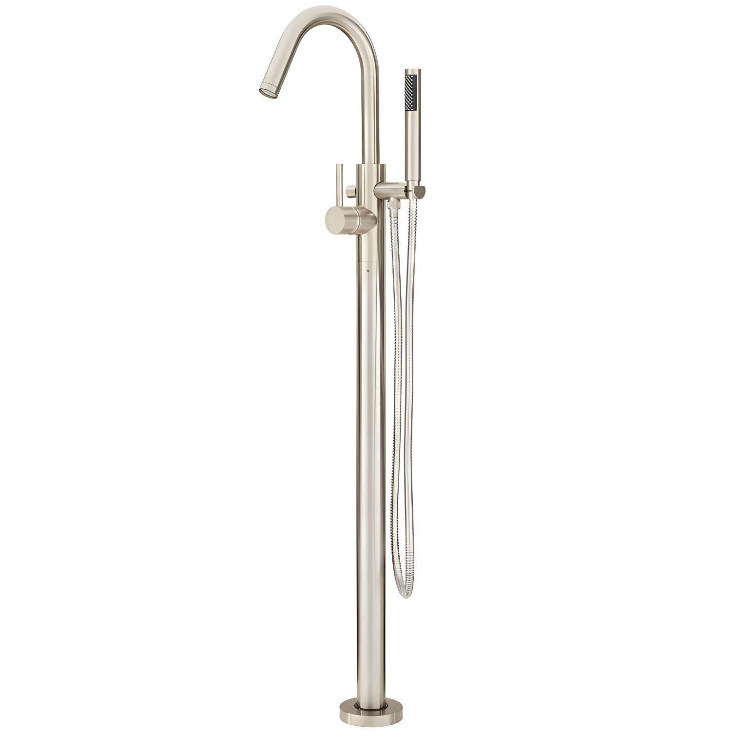 Single Handle Floor Mounted Freestanding Tub Filler Trim