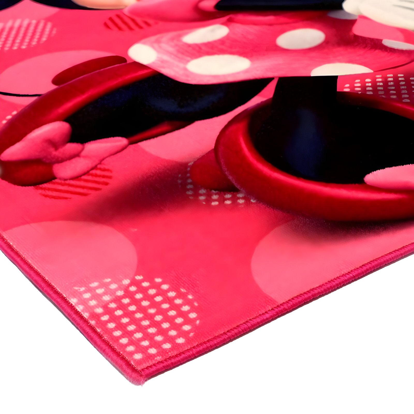 Licensed Disney Minnie Mouse Pink Ivory Polyester Youth Digital Printed Non-Slip Area Rug