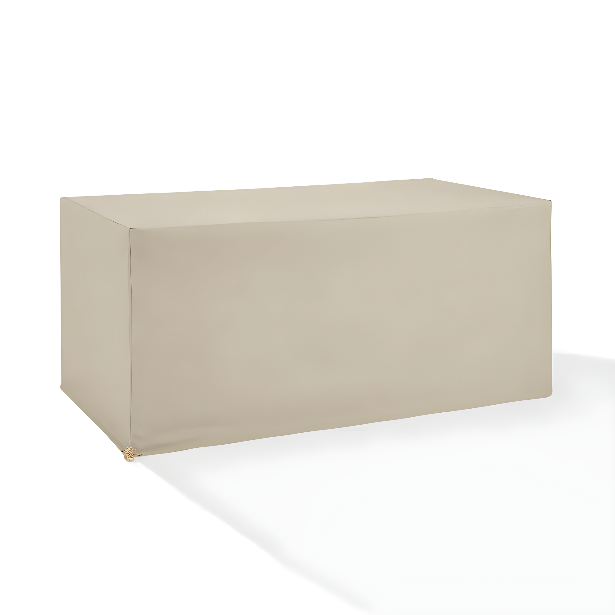 Crosley Furniture Vinyl Outdoor Dining Table Furniture Cover in Tan