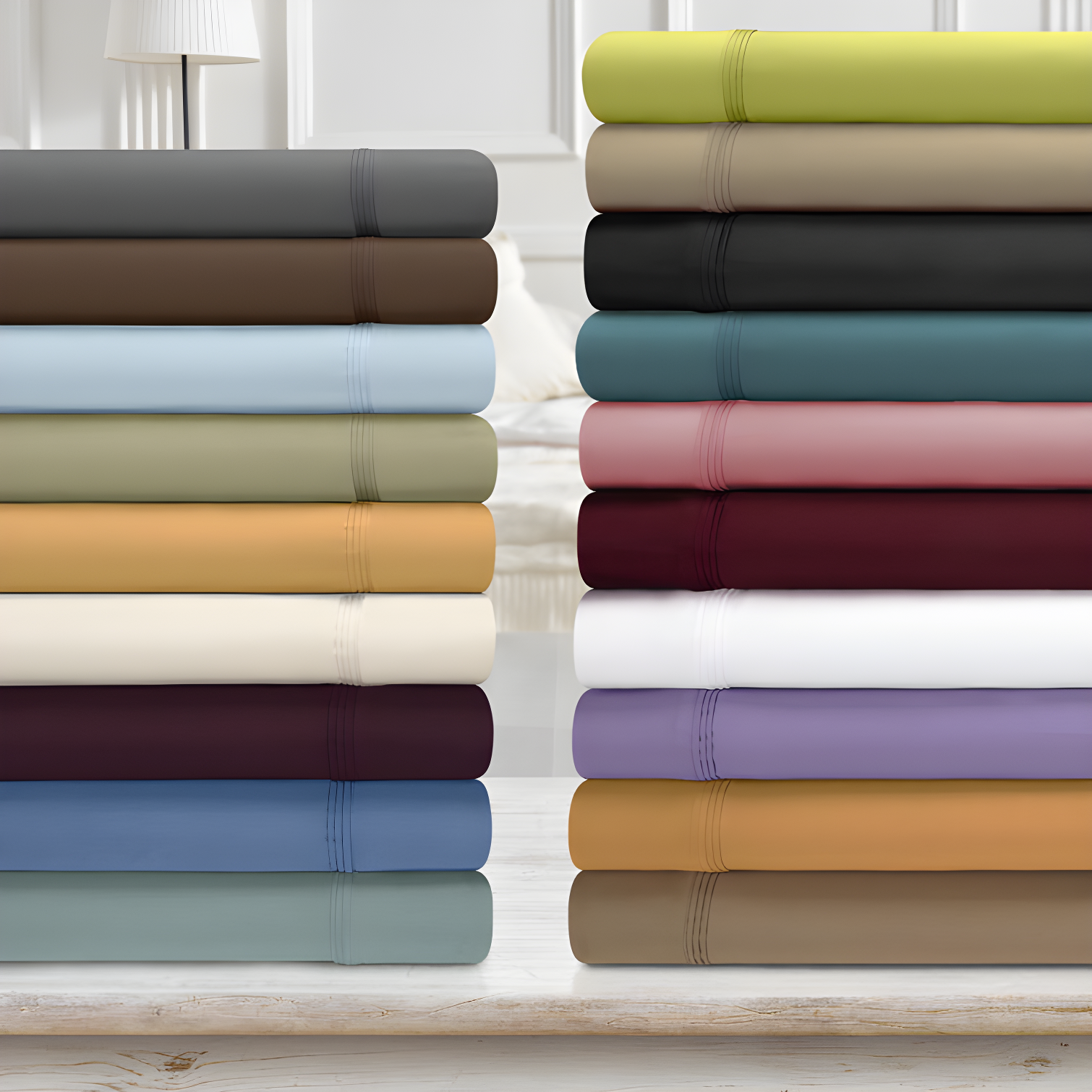 Egyptian Cotton Deep Pocket Solid 650 Thread Count Sheet Set