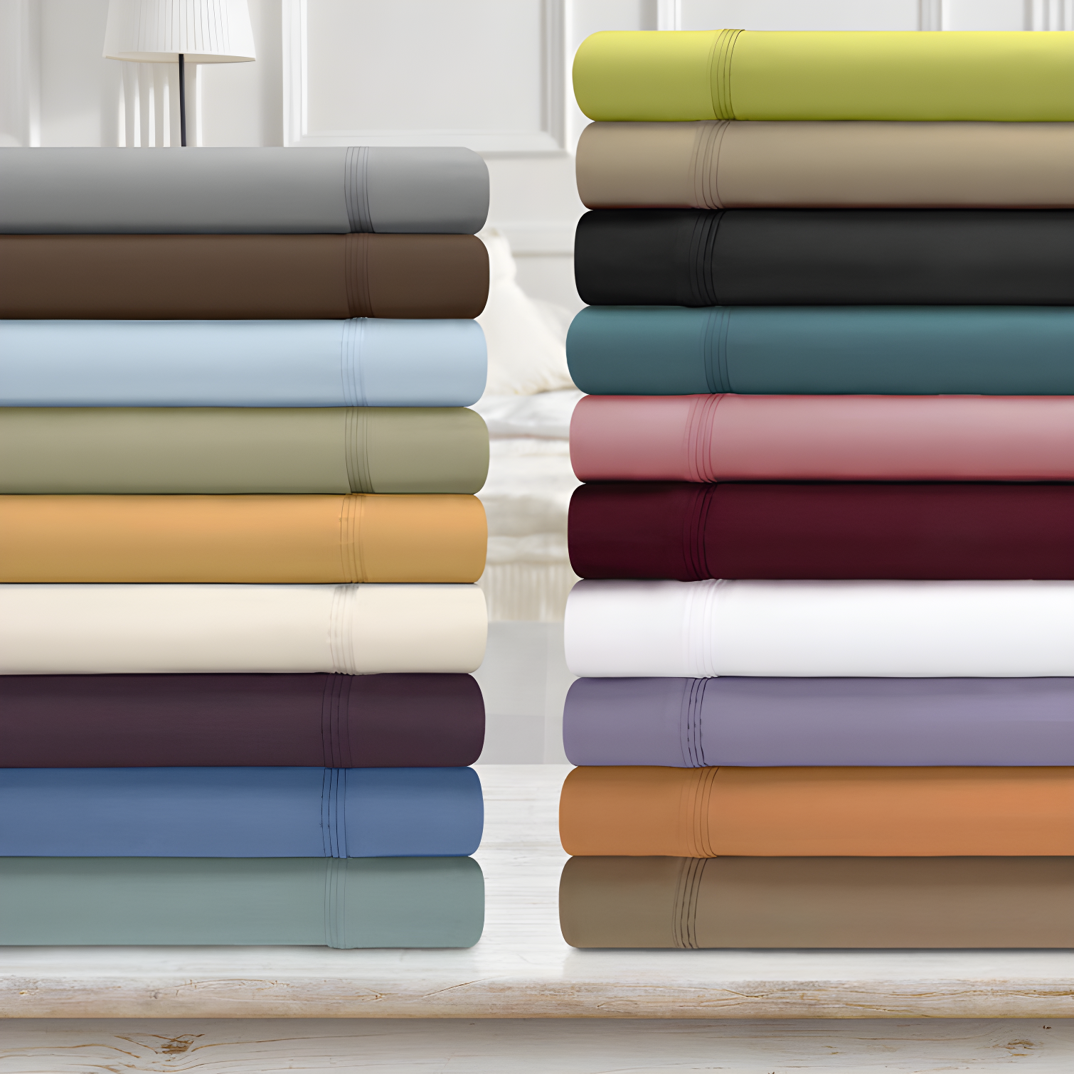 Egyptian Cotton Deep Pocket Solid 650 Thread Count Sheet Set