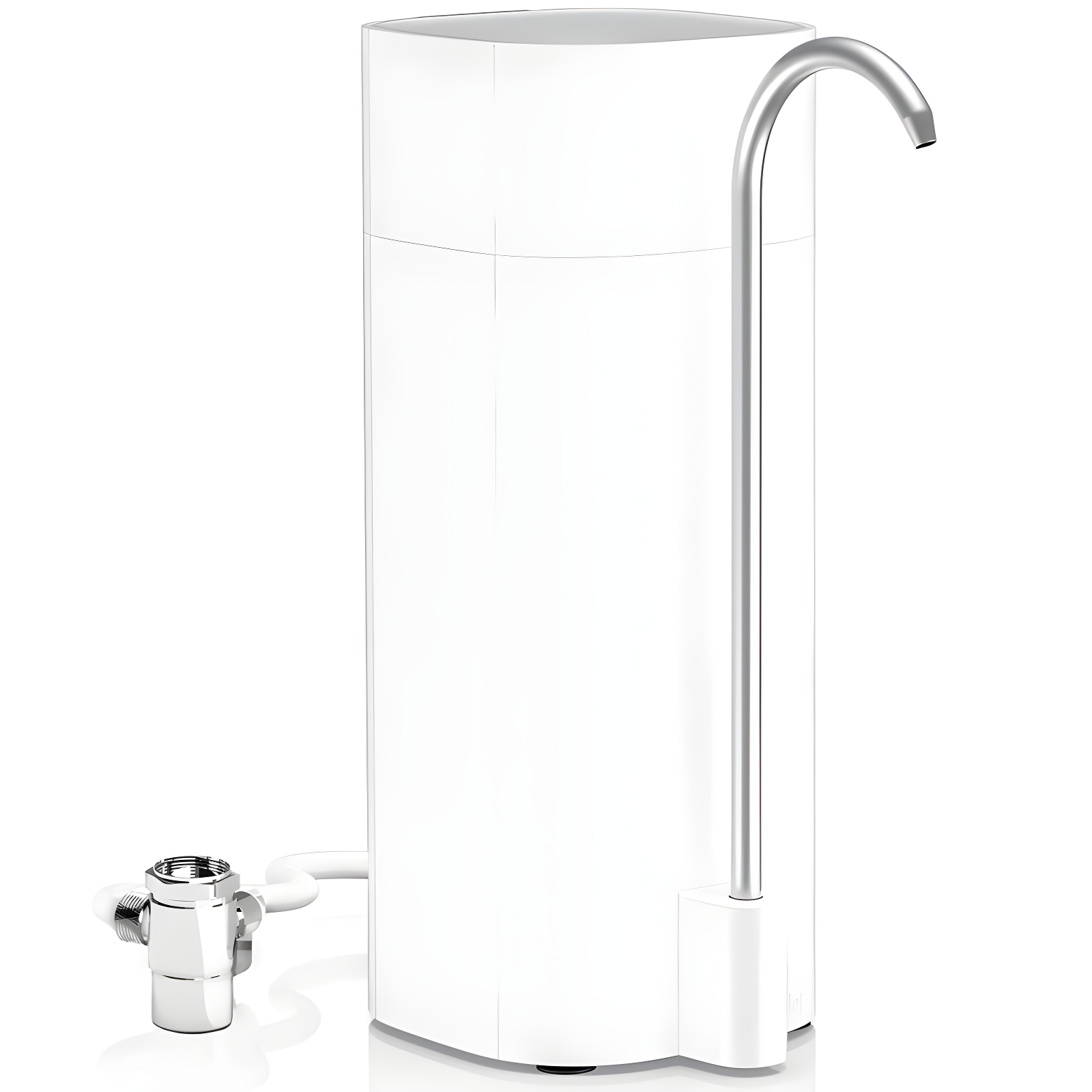 Countertop Water Filtration System, 8000 Gallons Alkaline Water Filter, Reduces 99.99% Lead, Chlorine, Heavy Metals, Bad Taste & Odor OM-CF02(1 Filter Included)