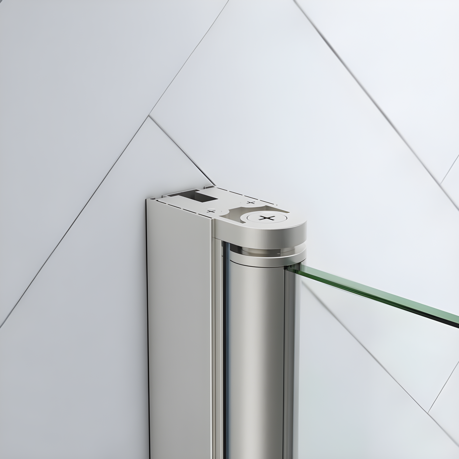 Endless Pasadena 40" W x 72" H Corner Frameless Shower Kit, Door, Base
