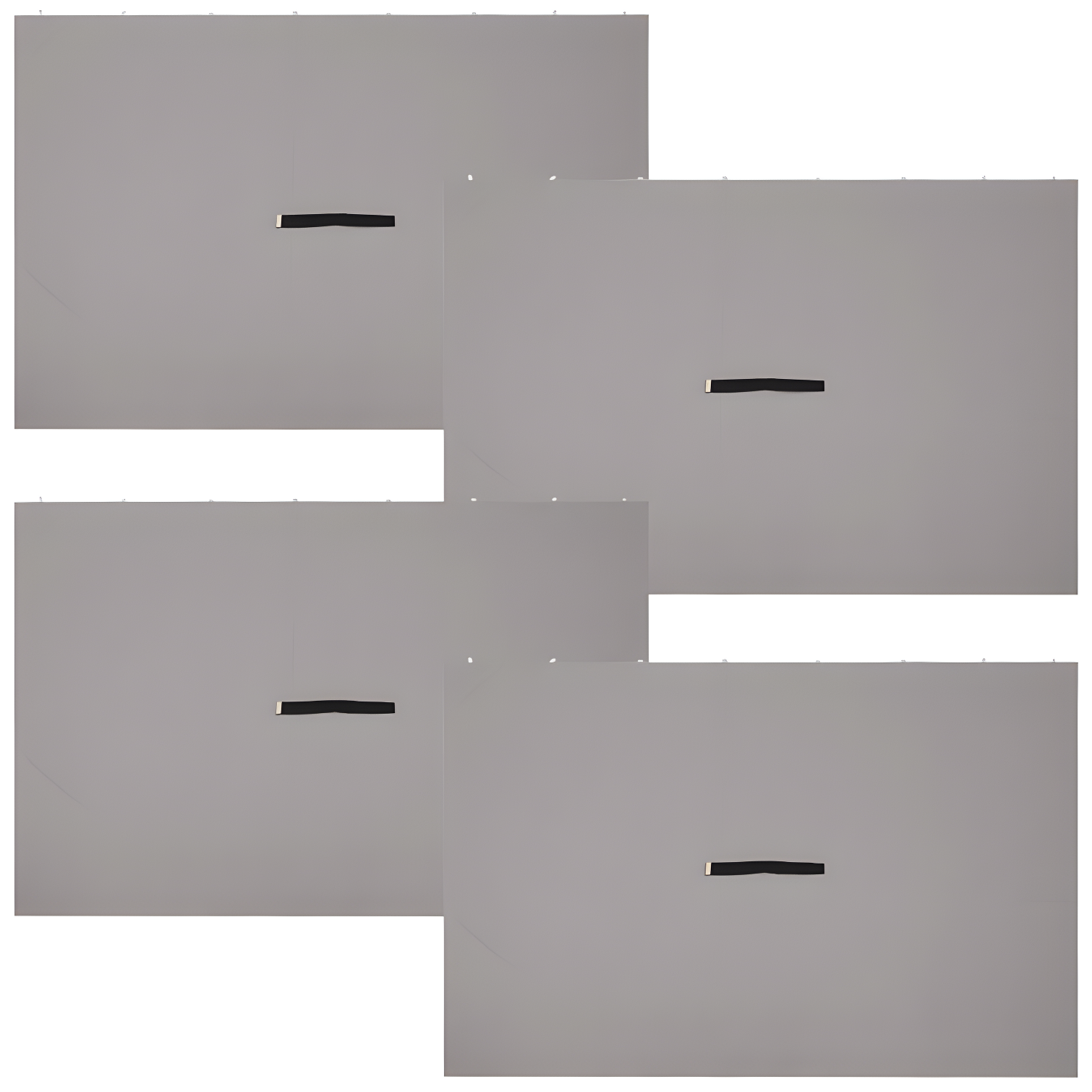Arlmont & Co. Solomon Arlmont & Co. Fabric Side Wall for Gazebo (Set of 4)