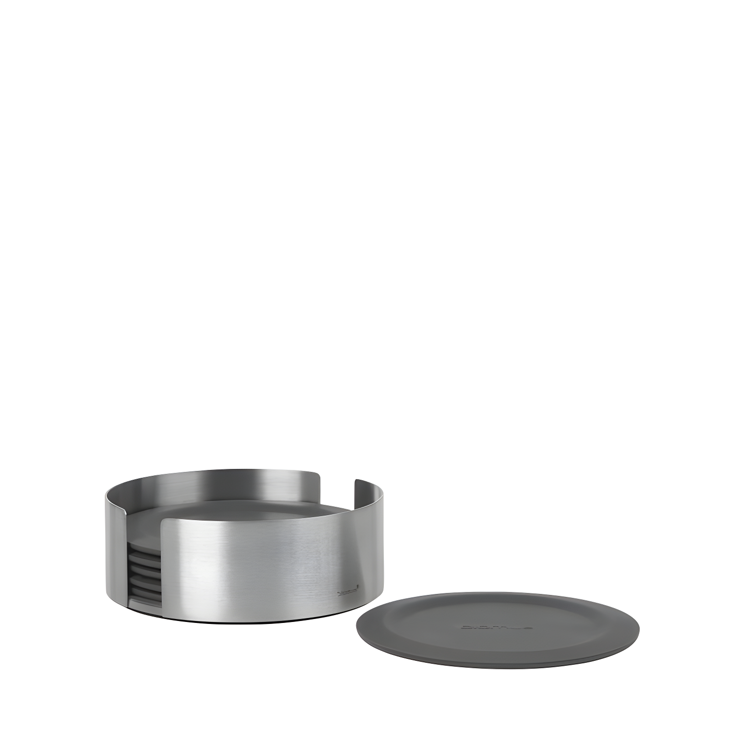LARETO 7 Piece Coaster Set with Holder