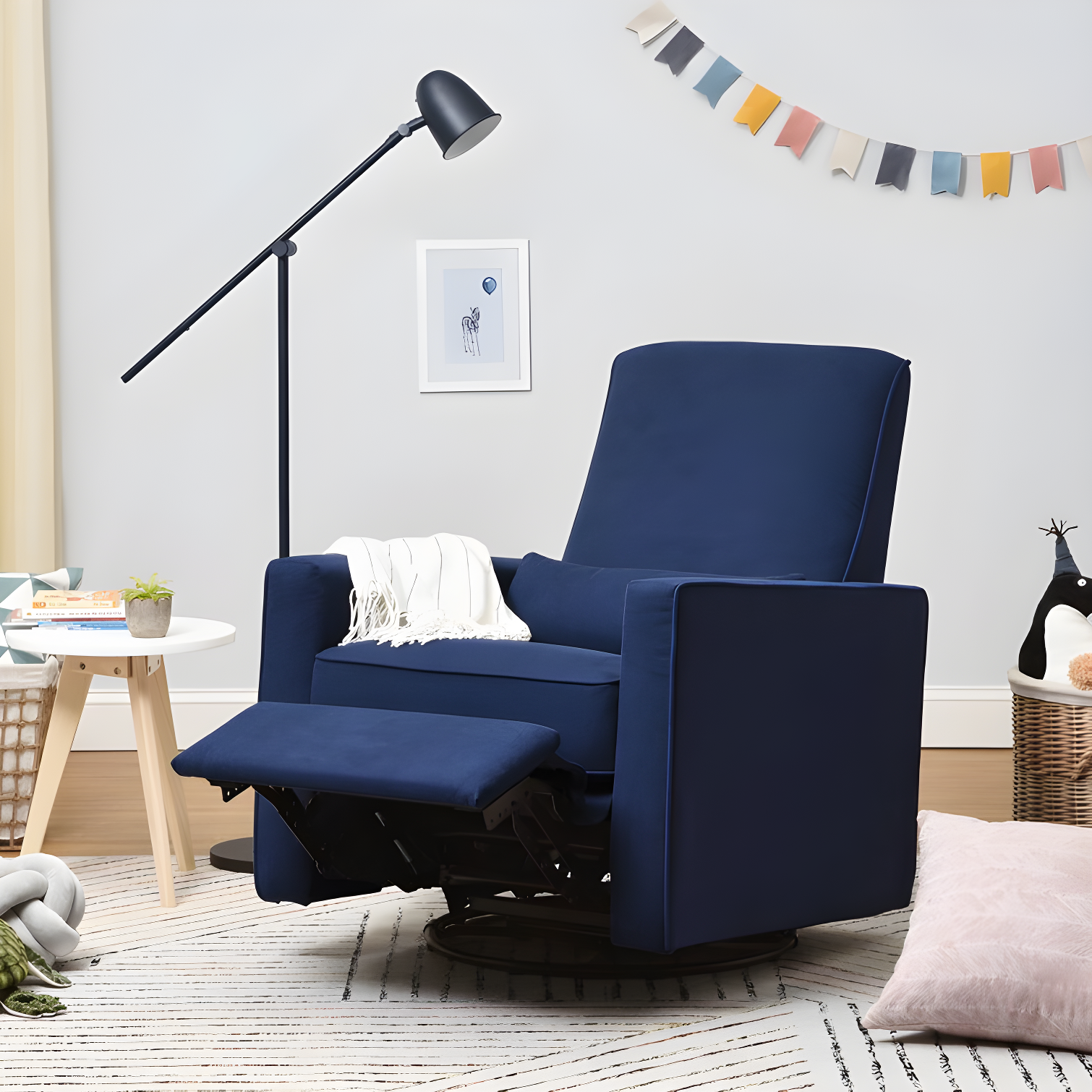 Piper Swivel Reclining Glider
