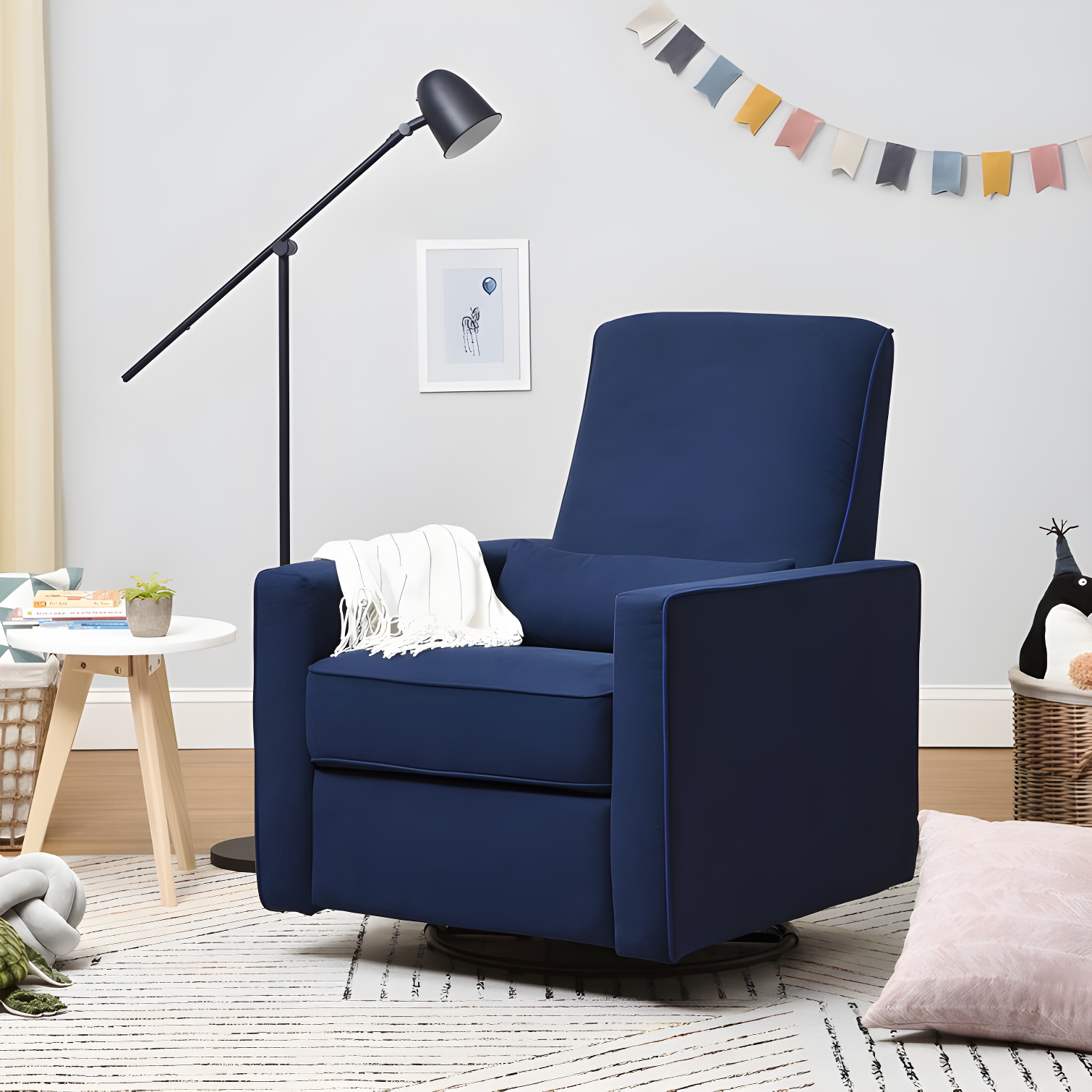 Piper Swivel Reclining Glider