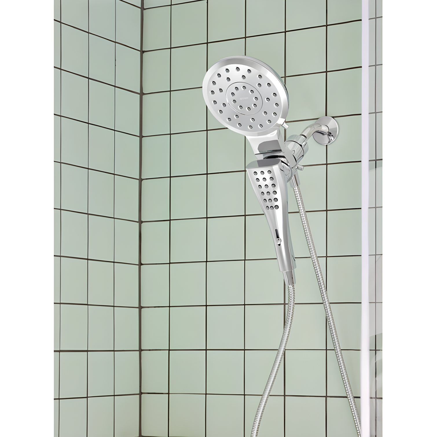 Verso 1.75 GPM Rainshower/Handshower Combination with Infiniti Dial and Magnetix Docking