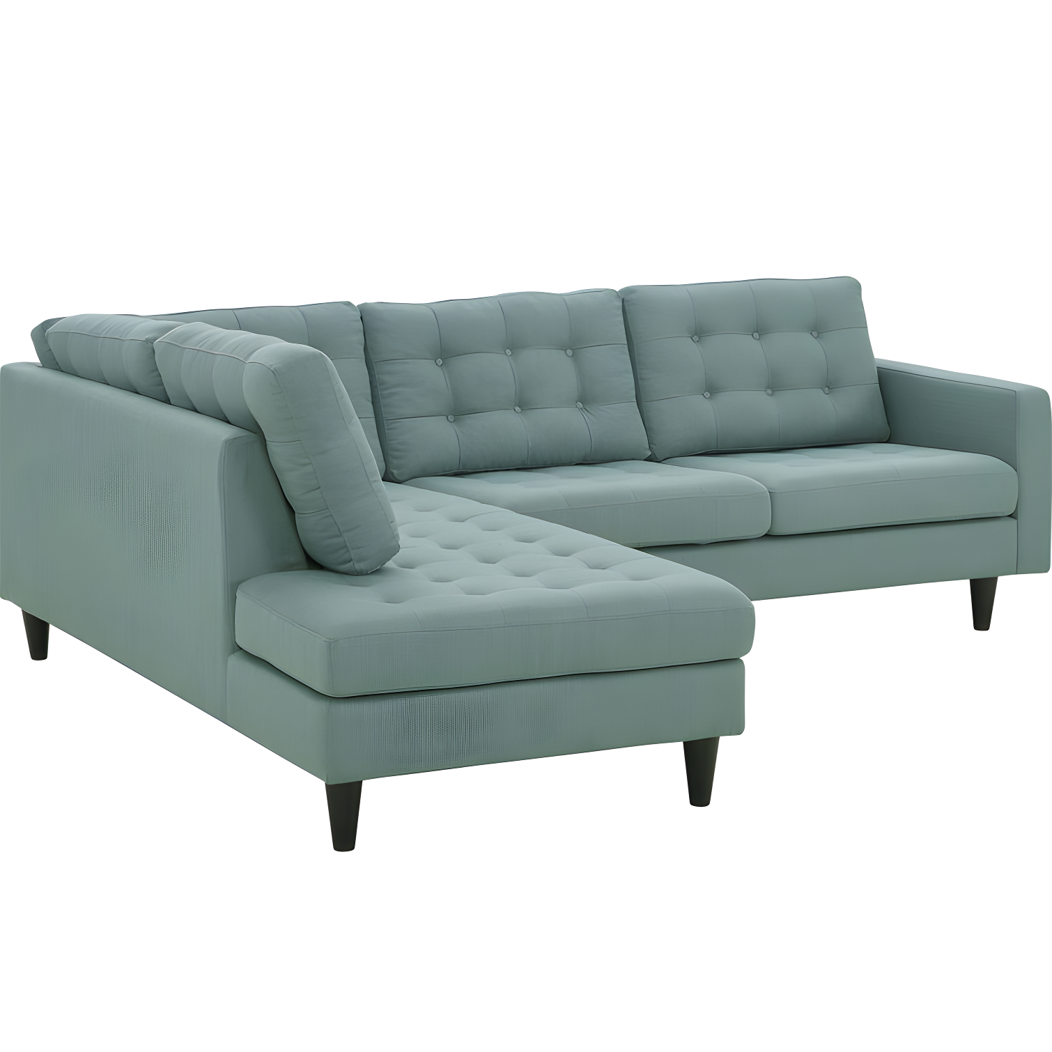 Modway Empress 2 Piece Upholstered Fabric Sectional
