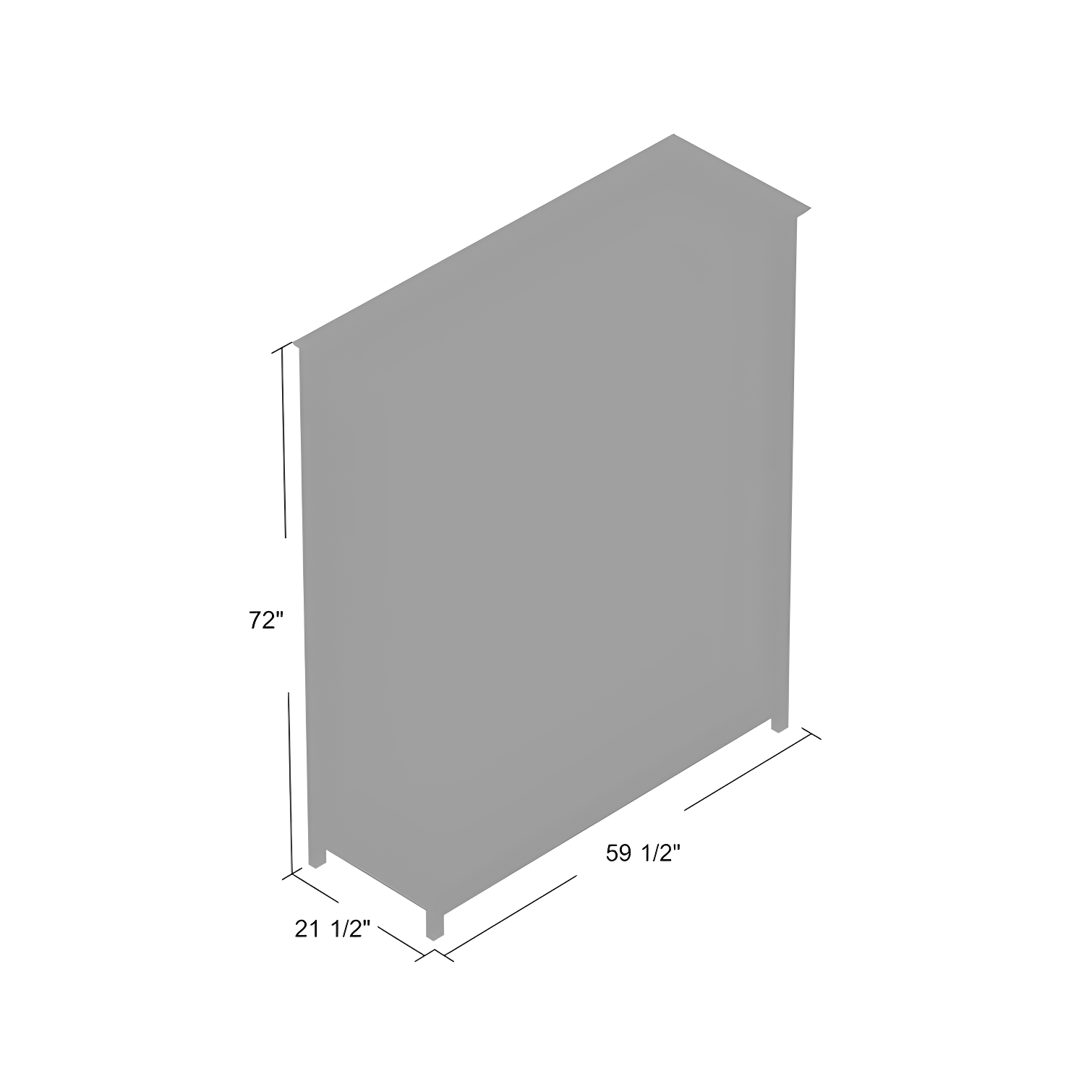 Shaker Solid Wood Armoire