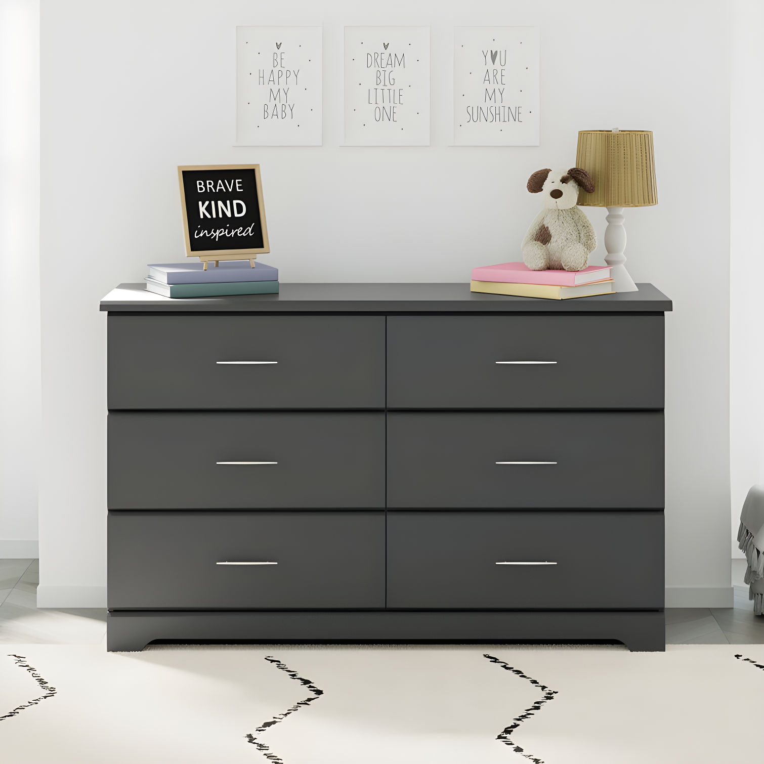 Brookside 6 Drawer Double Dresser