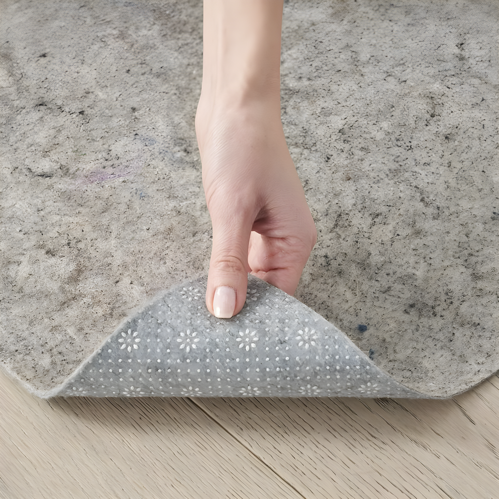 Nourison Rug-Loc Dual Sided Grey Rug Pad BR21 Grey 9'6" x 13'6"