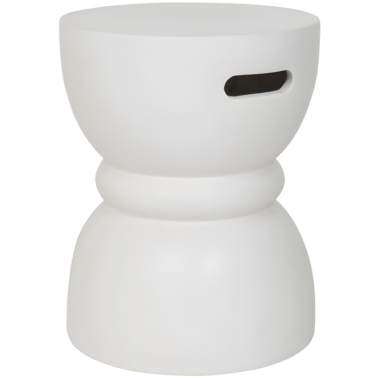 Haruki Accent Stool - Indoor/Outdoor - VNN1006 - White - Safavieh