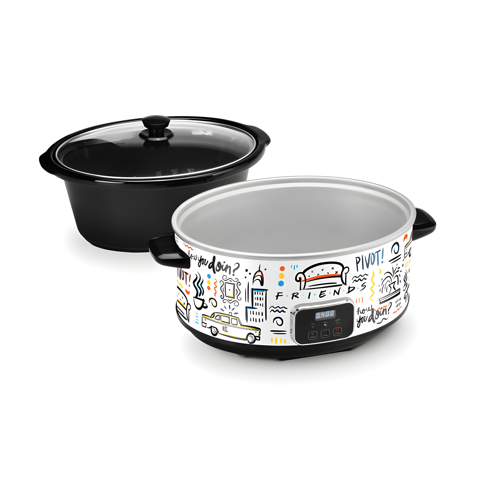 Select Brands Friends 7-qt. Digital Slow Cooker