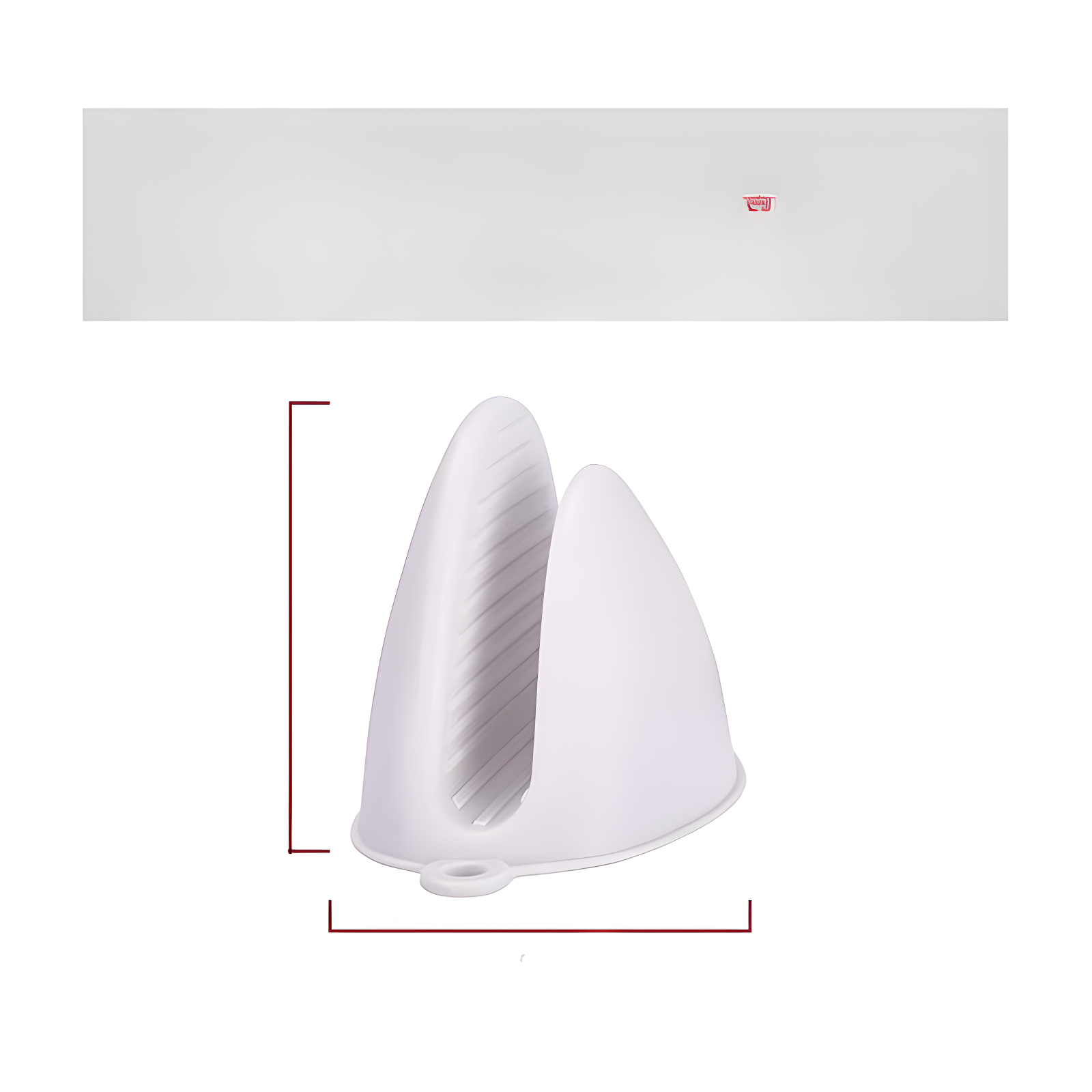 Barvivo Silicone Pot Holders-Set of 2,White