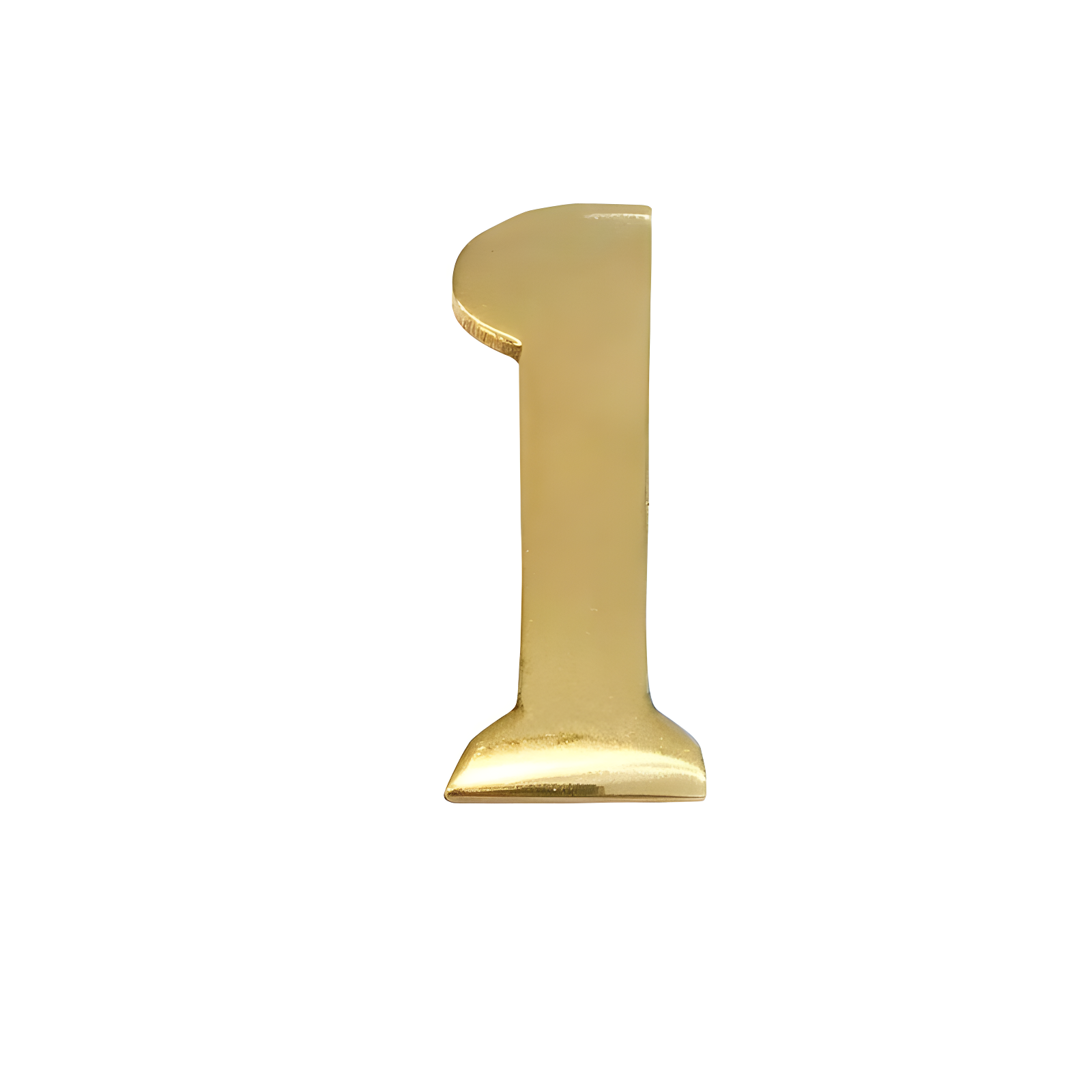 Williamsburg 2'' H Brass Self-Adhesive House Number