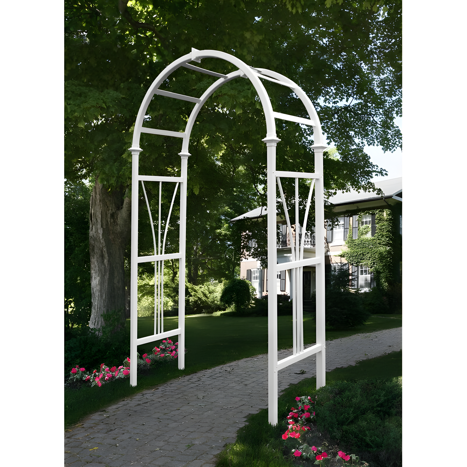 White Vinyl Arbor