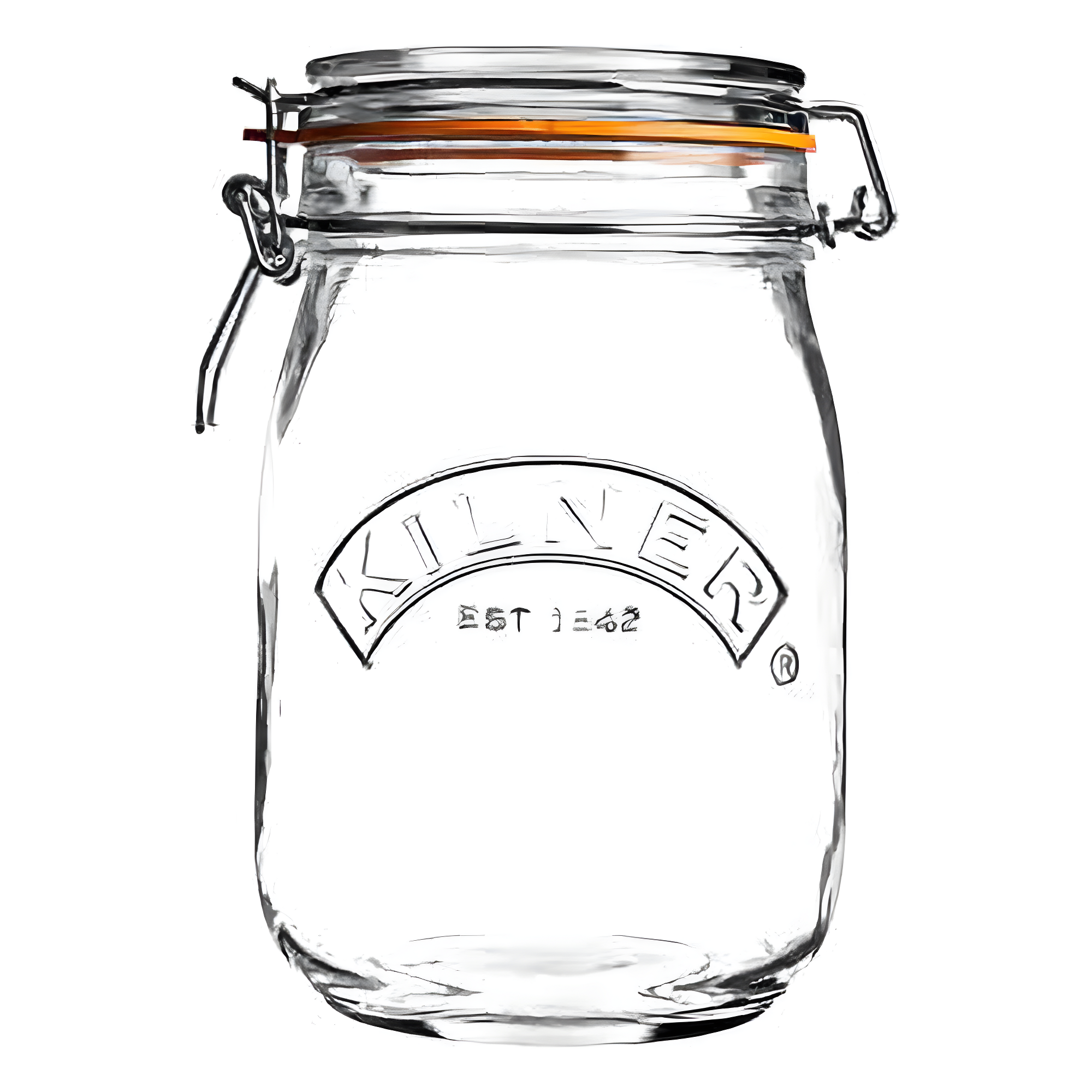 Kilner Round Swing Top Glass Jar | 1L