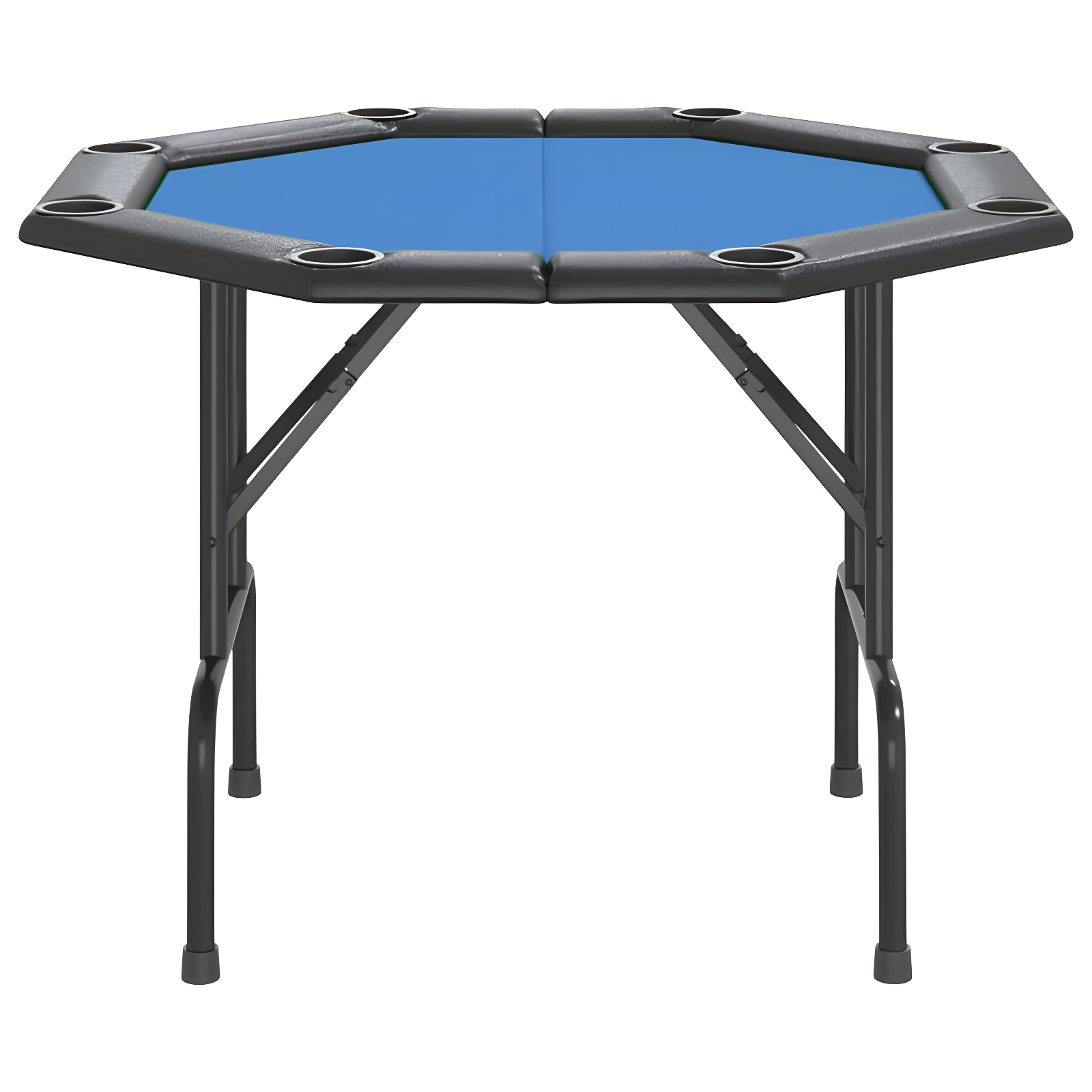 VidaXL VidaXL Folding Poker Table Texas Holdem Table 8 Players Portable Casino Table