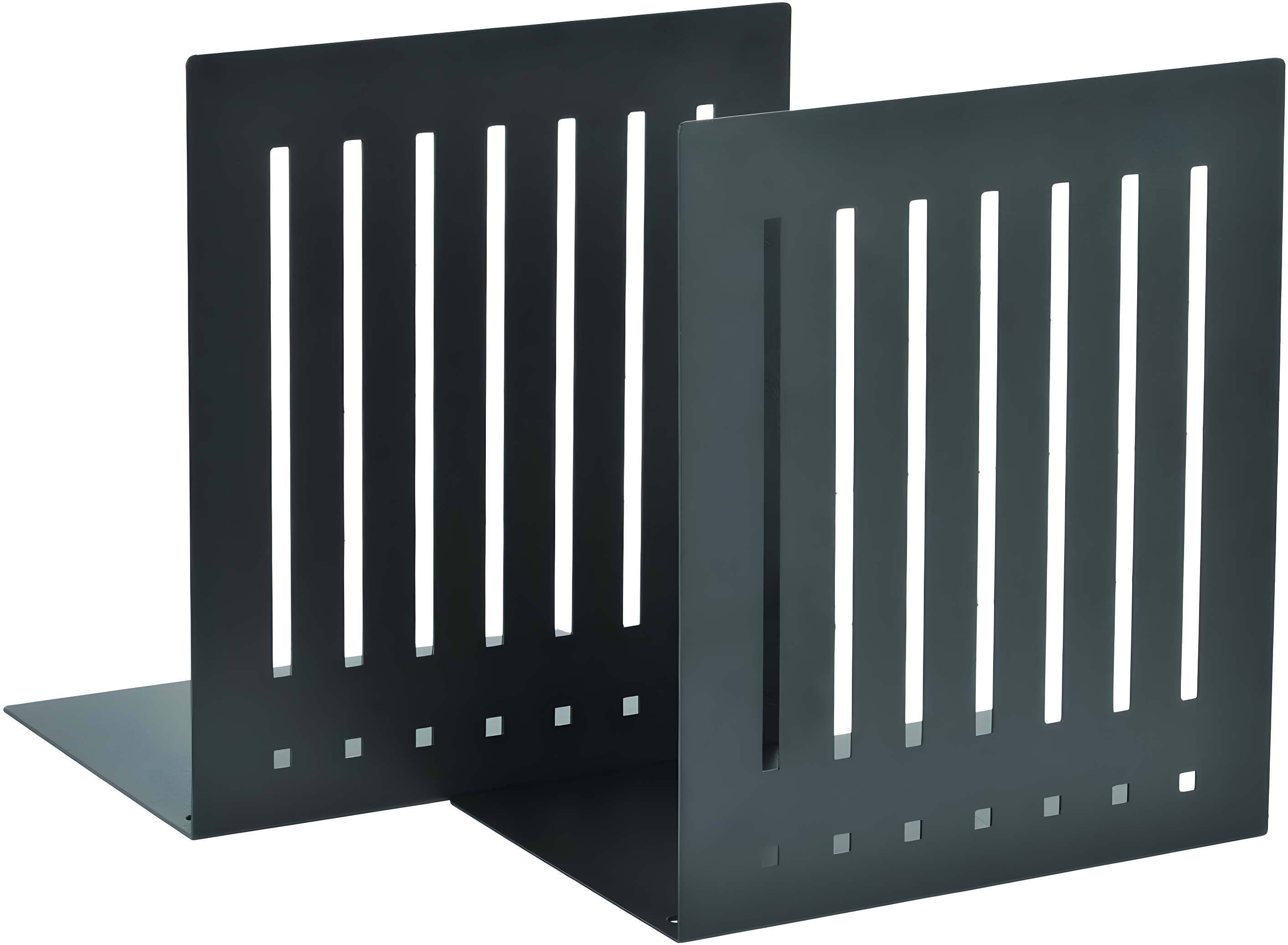MMF Industries STEELMASTER 10-Inch Heavy Duty Bookends | Scratch Resistant