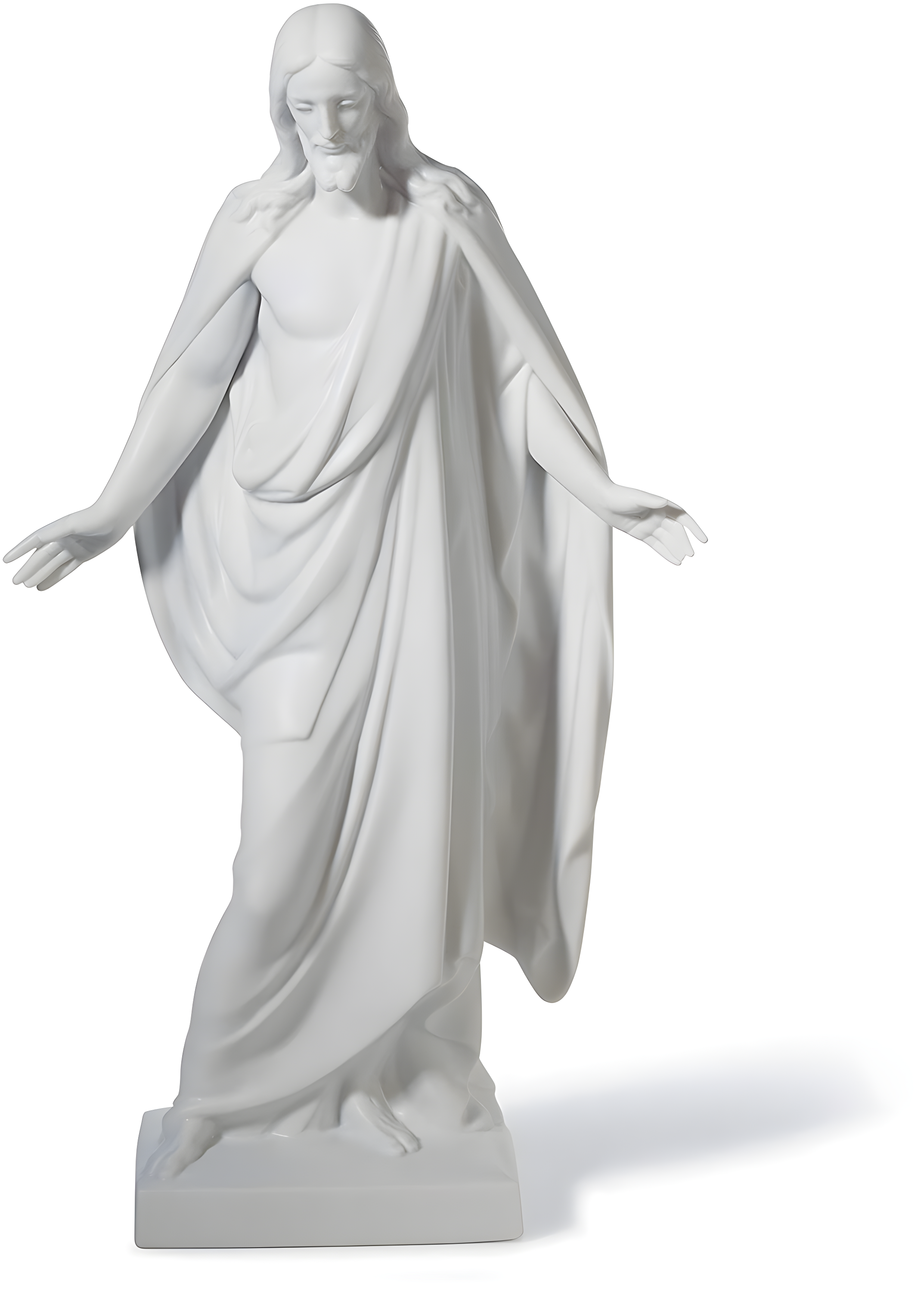 Lladro Christ Figurine. Left