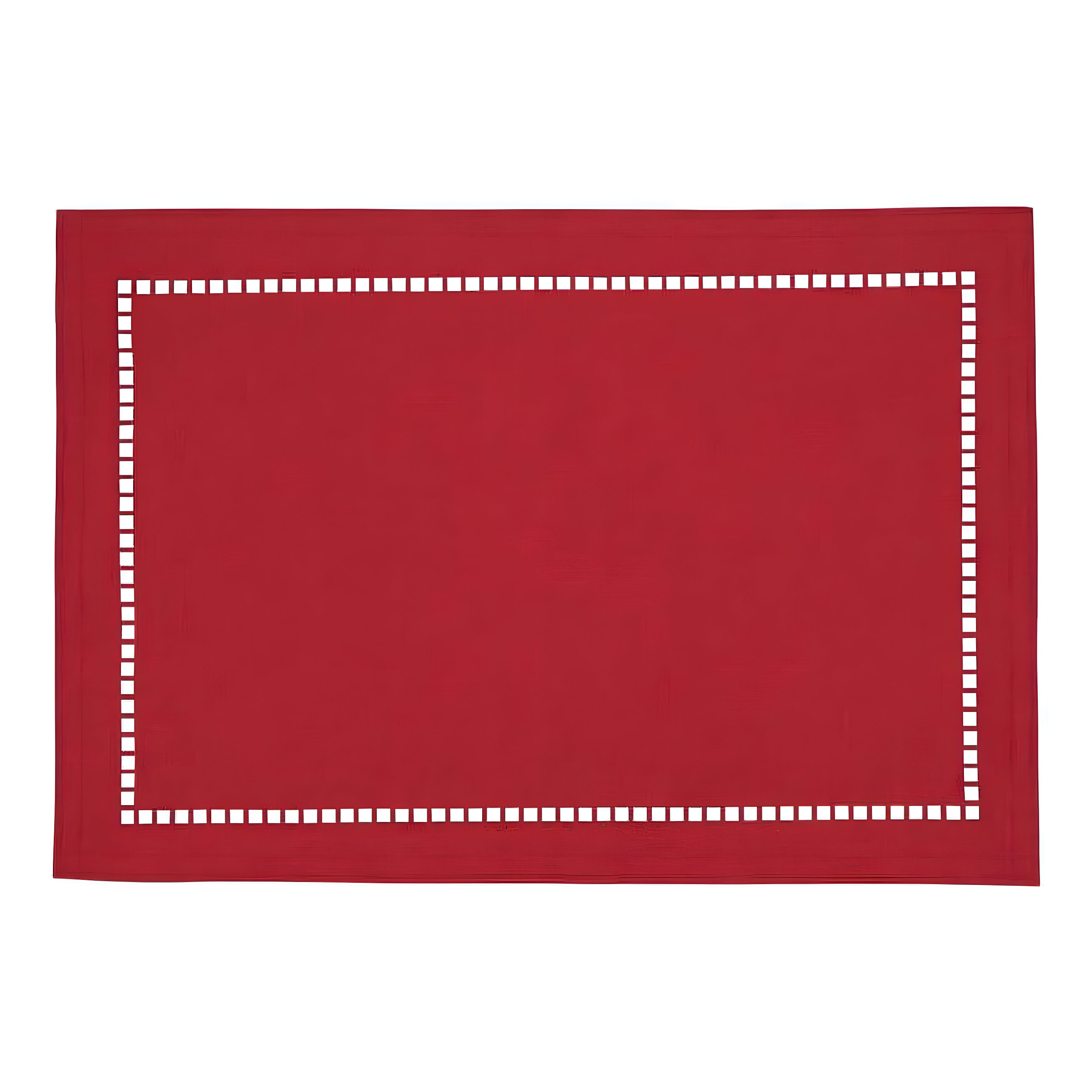 Saro Lifestyle Laser-Cut Hemstitch Placemat (Set of 4)