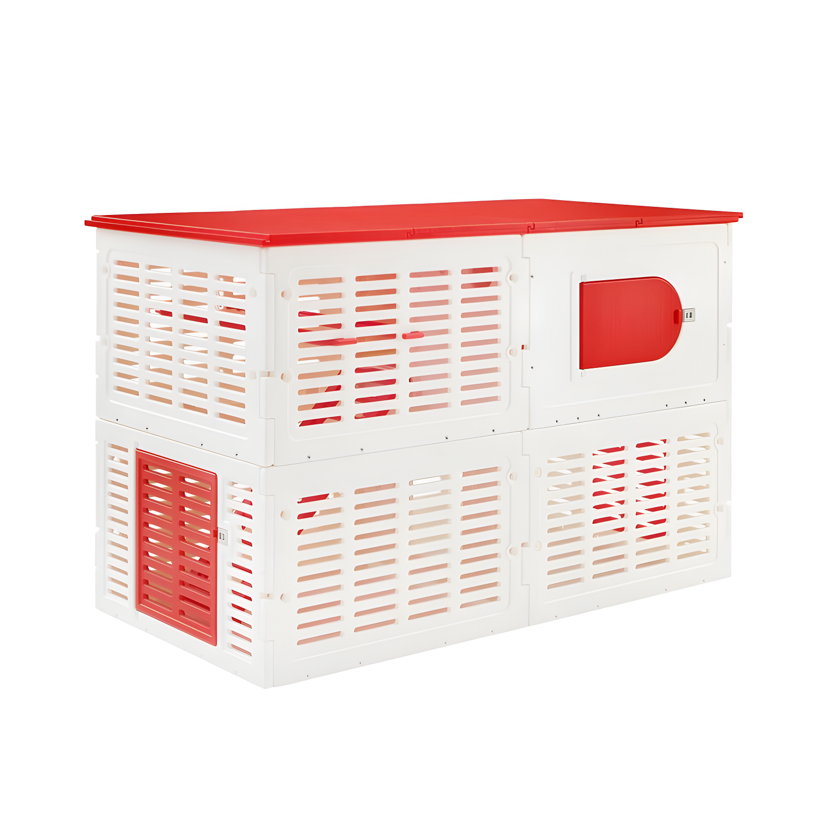 Sam's Pets Kuritsa 15 Square Feet Walk In Chicken Coop with Nesting Box For Up To 3 Chickens