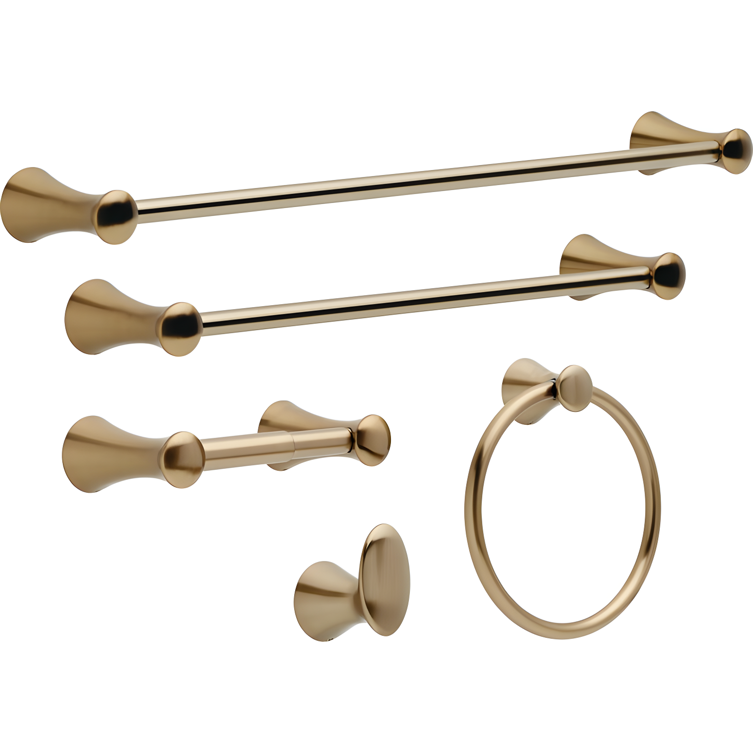 Lahara Wall Mount Round Closed Towel Ring Bath Hardware Accessory