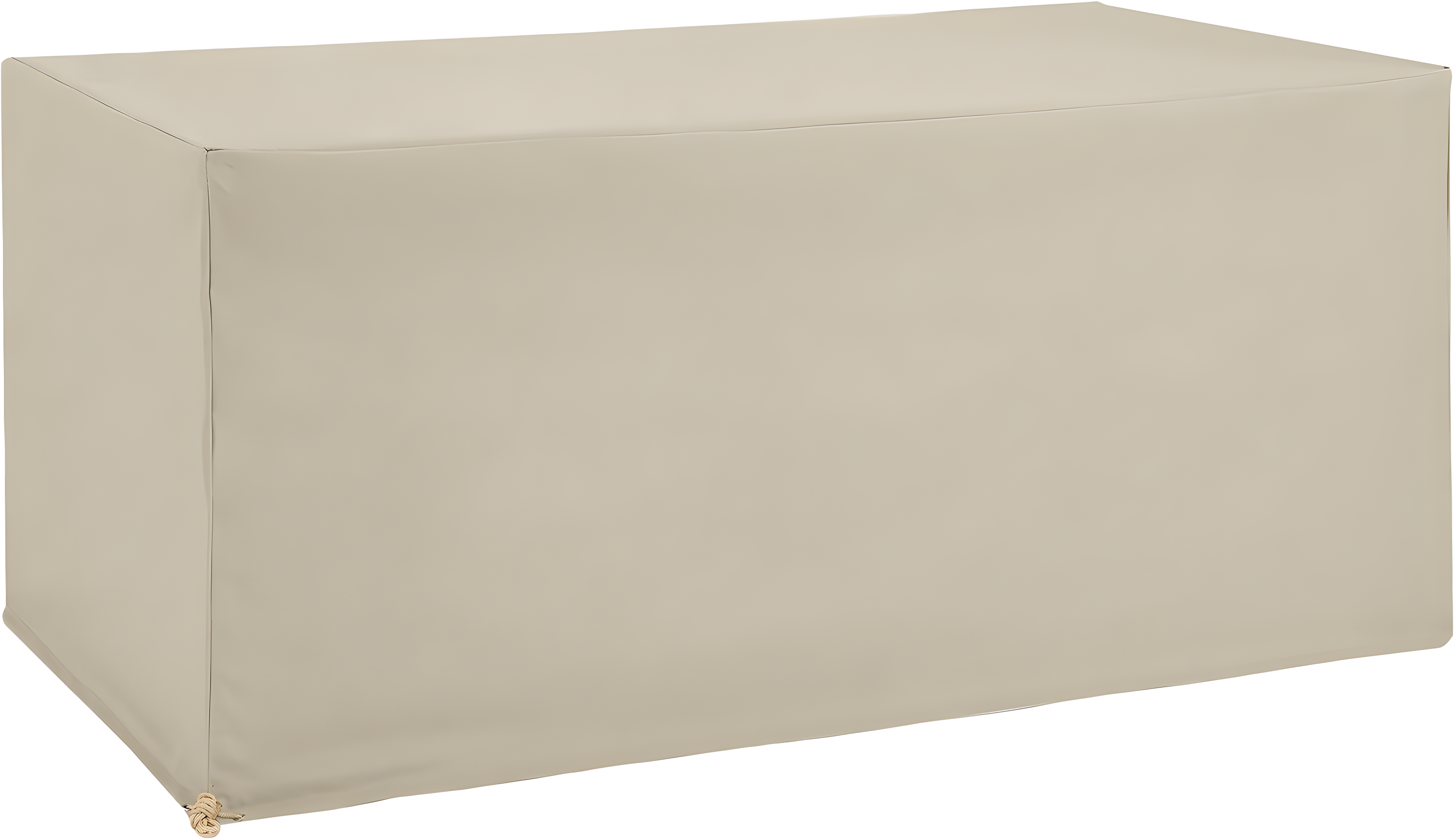 Crosley Furniture Vinyl Outdoor Dining Table Furniture Cover in Tan