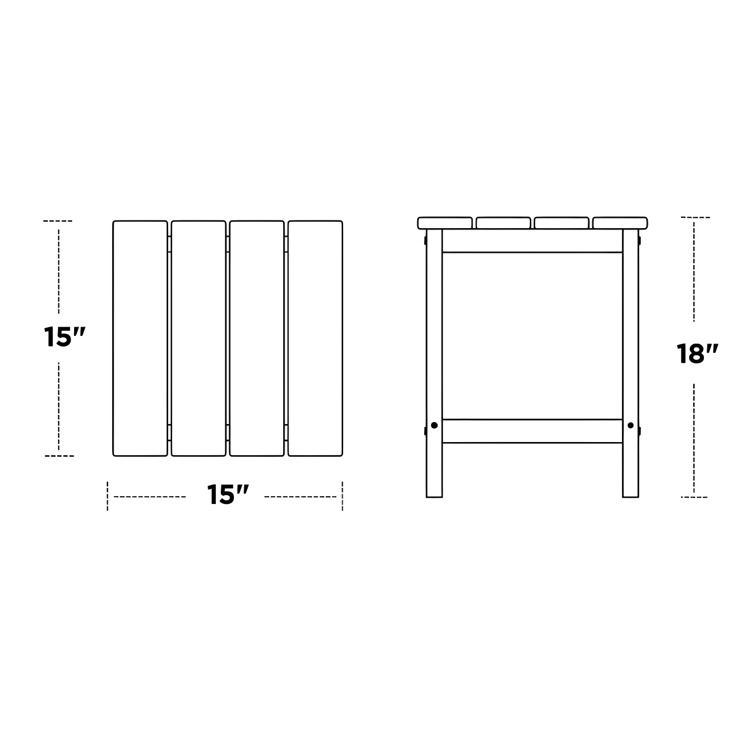 Long Island 18" Side Table