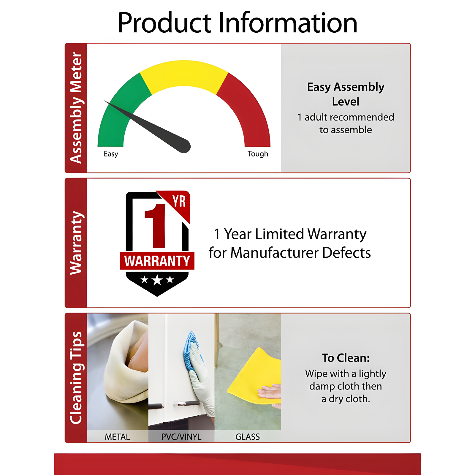 Novogratz Helix Metal Bar Cart