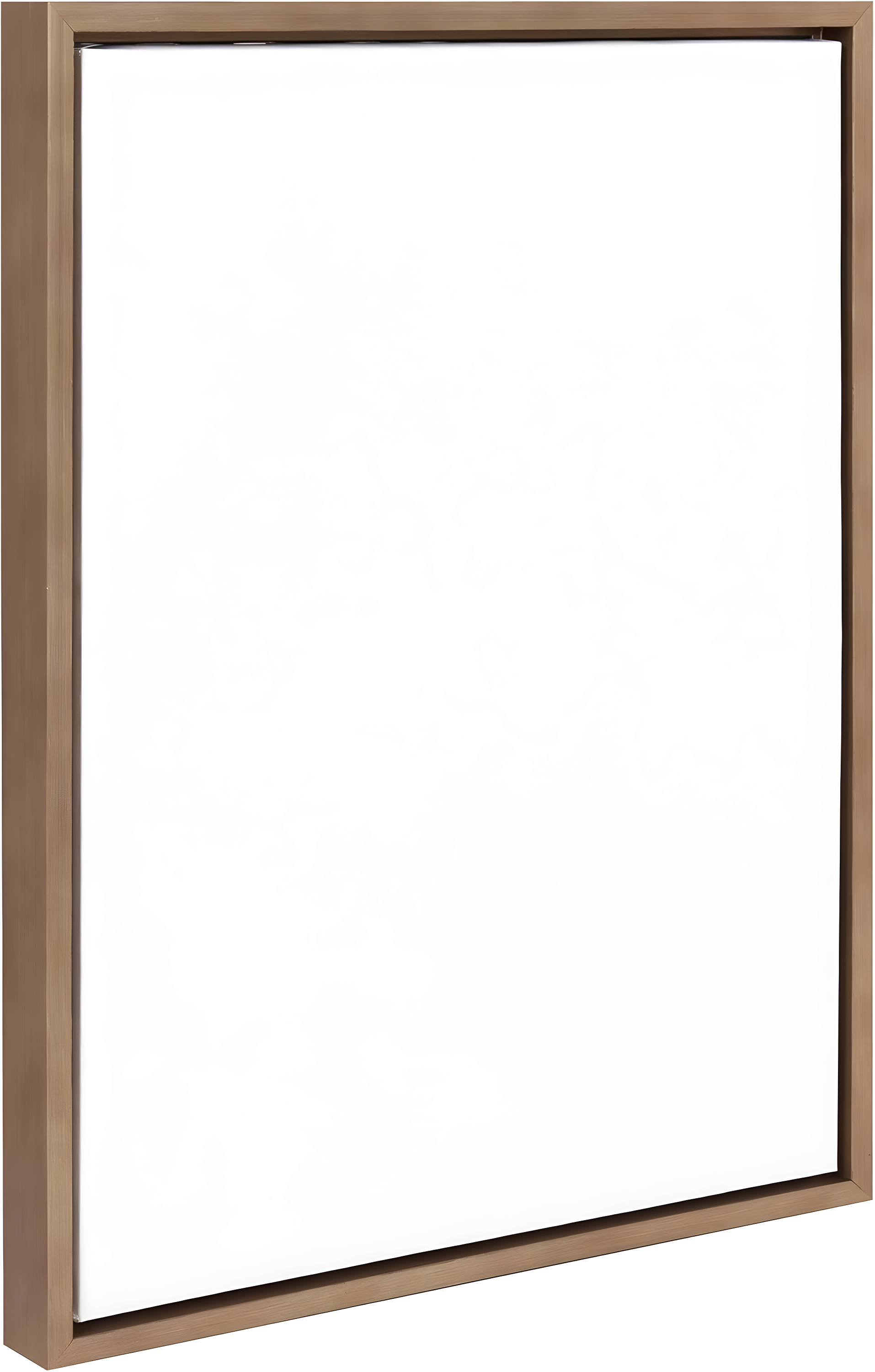 Kate and Laurel Sylvie Blank Framed Canvas Wall Art, 18x24 Gold, Modern Empty Canvas for Paint-Your-Own Art, Premium Canvas Already Framed