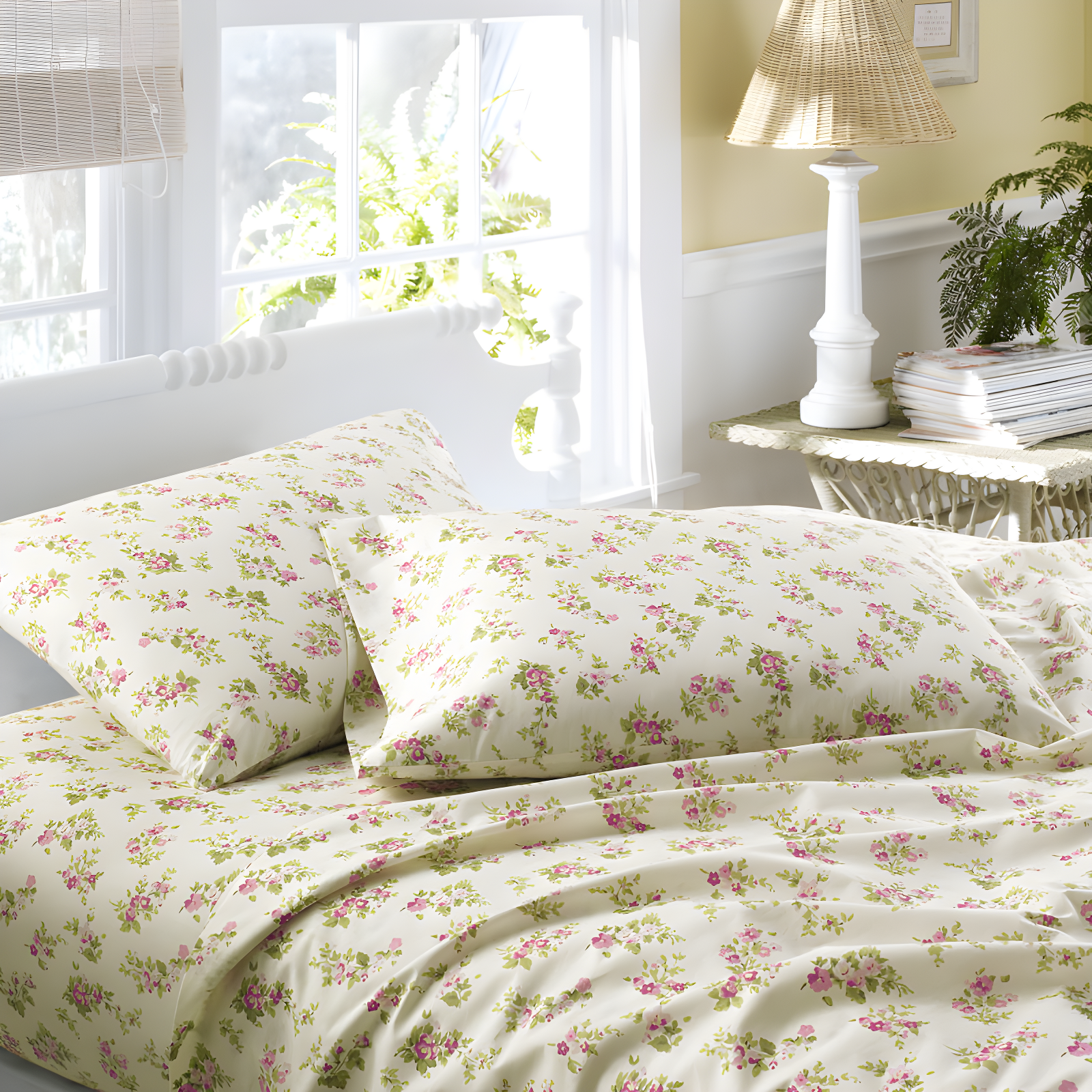 Laura Ashley Cotton Flannel Cozy Sheet Sets