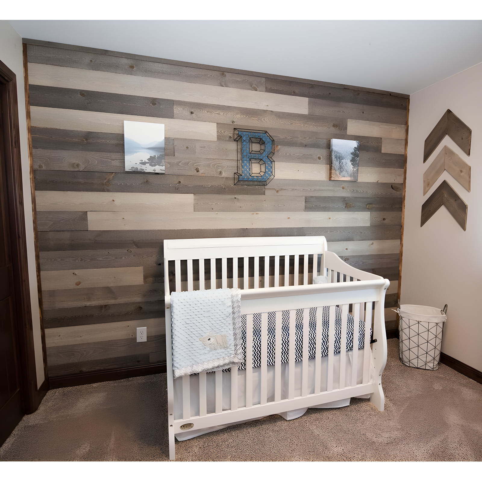 Latitude 59 5.5" x 48" Solid Wood Wall Paneling (Set of 5)