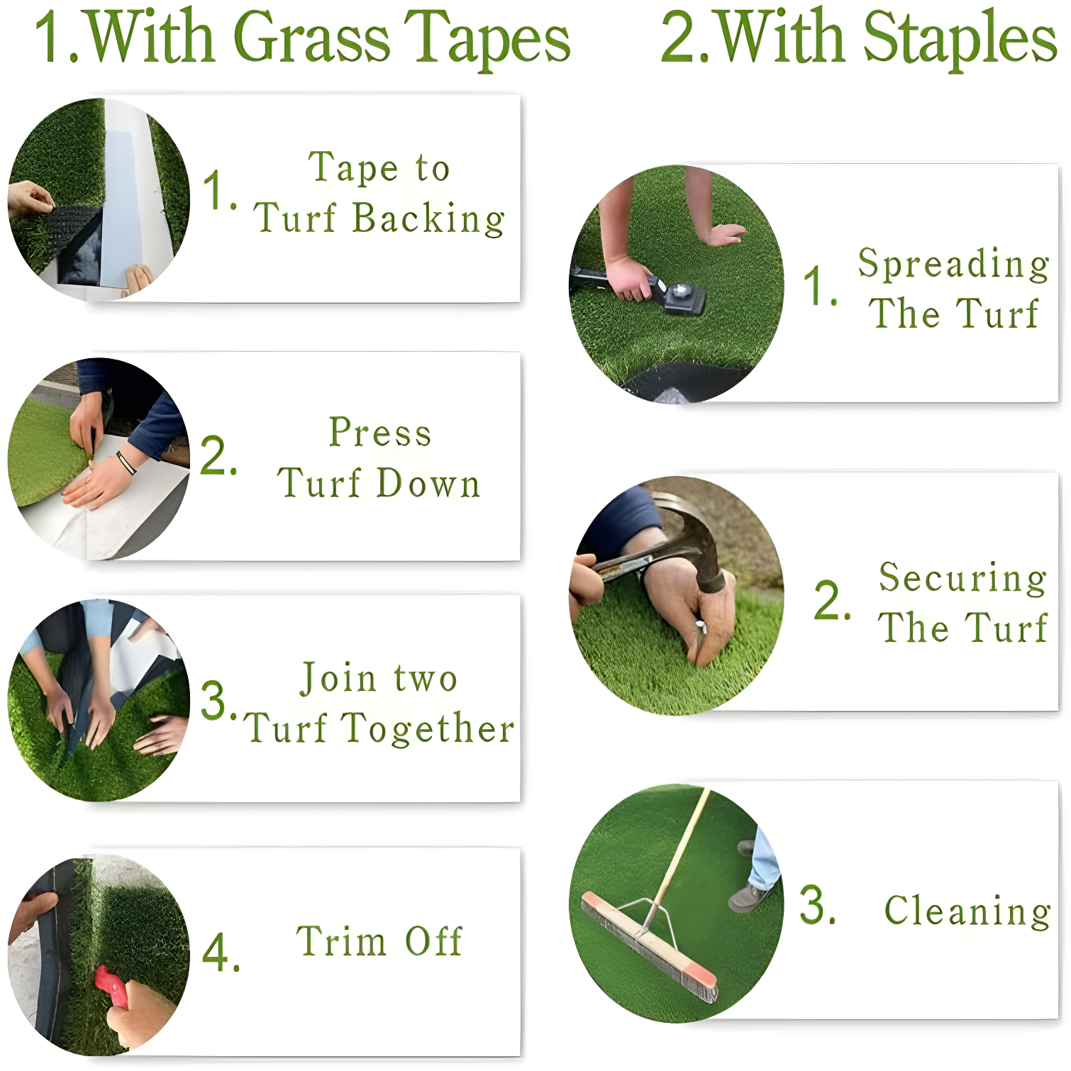 Fasward Outdoor Artificial Turf Panel