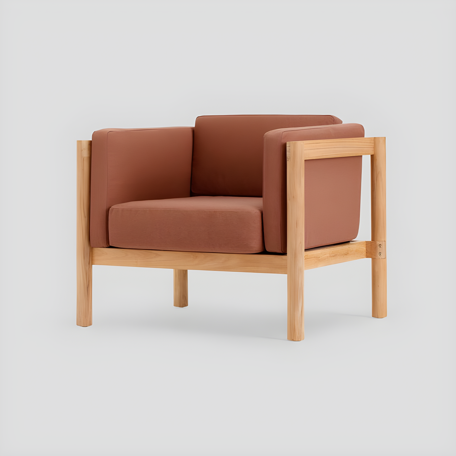 Haven Teak Outdoor Lounge Chair with Sunbrella® Cushion
