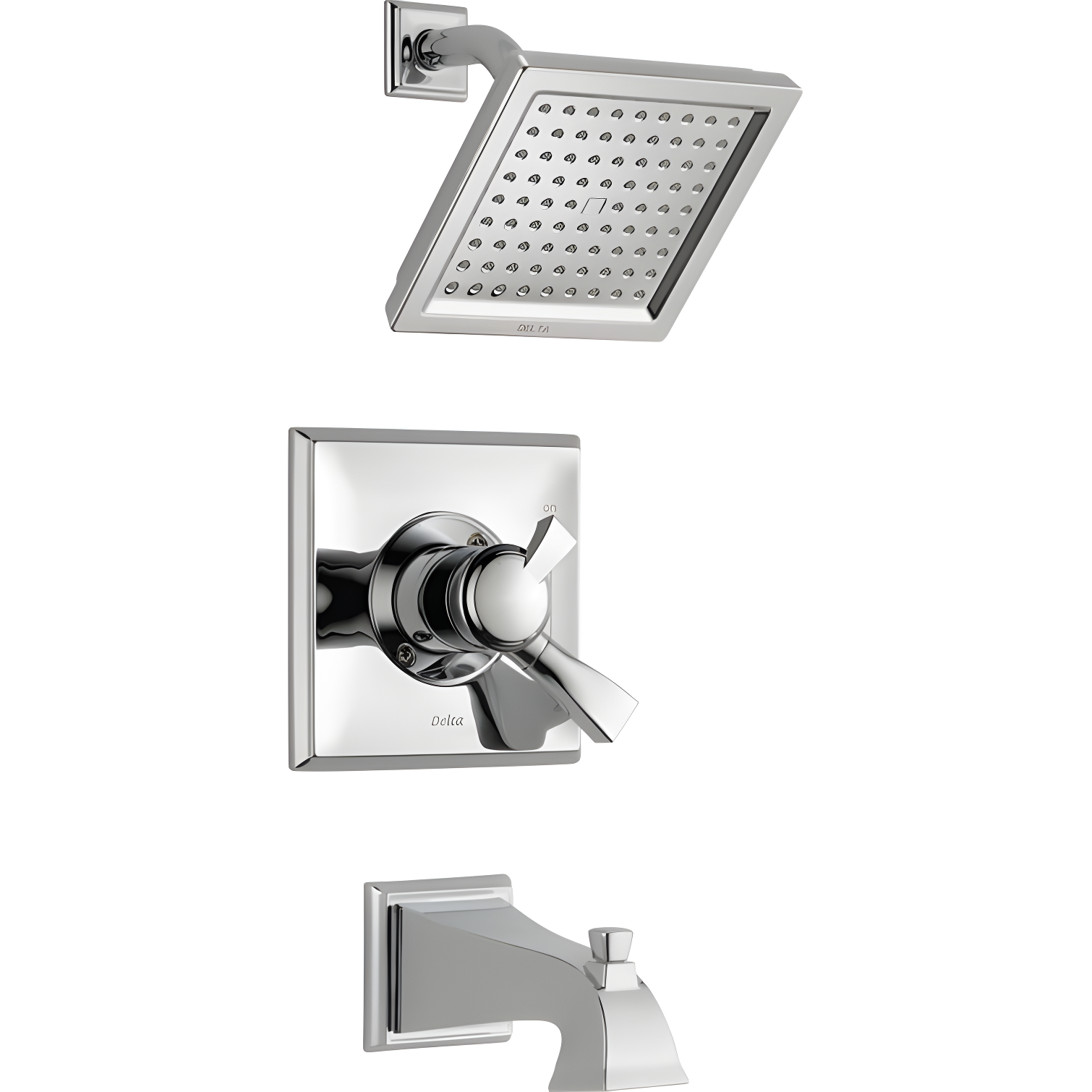 Dryden Tub and Shower Faucet with H2Okinetic Technology