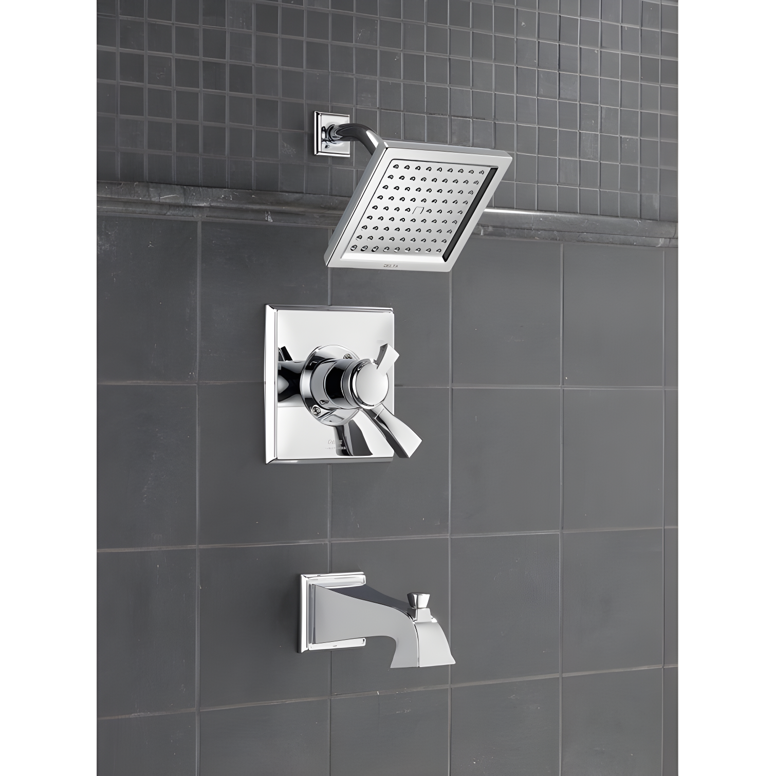 Dryden Tub and Shower Faucet with H2Okinetic Technology