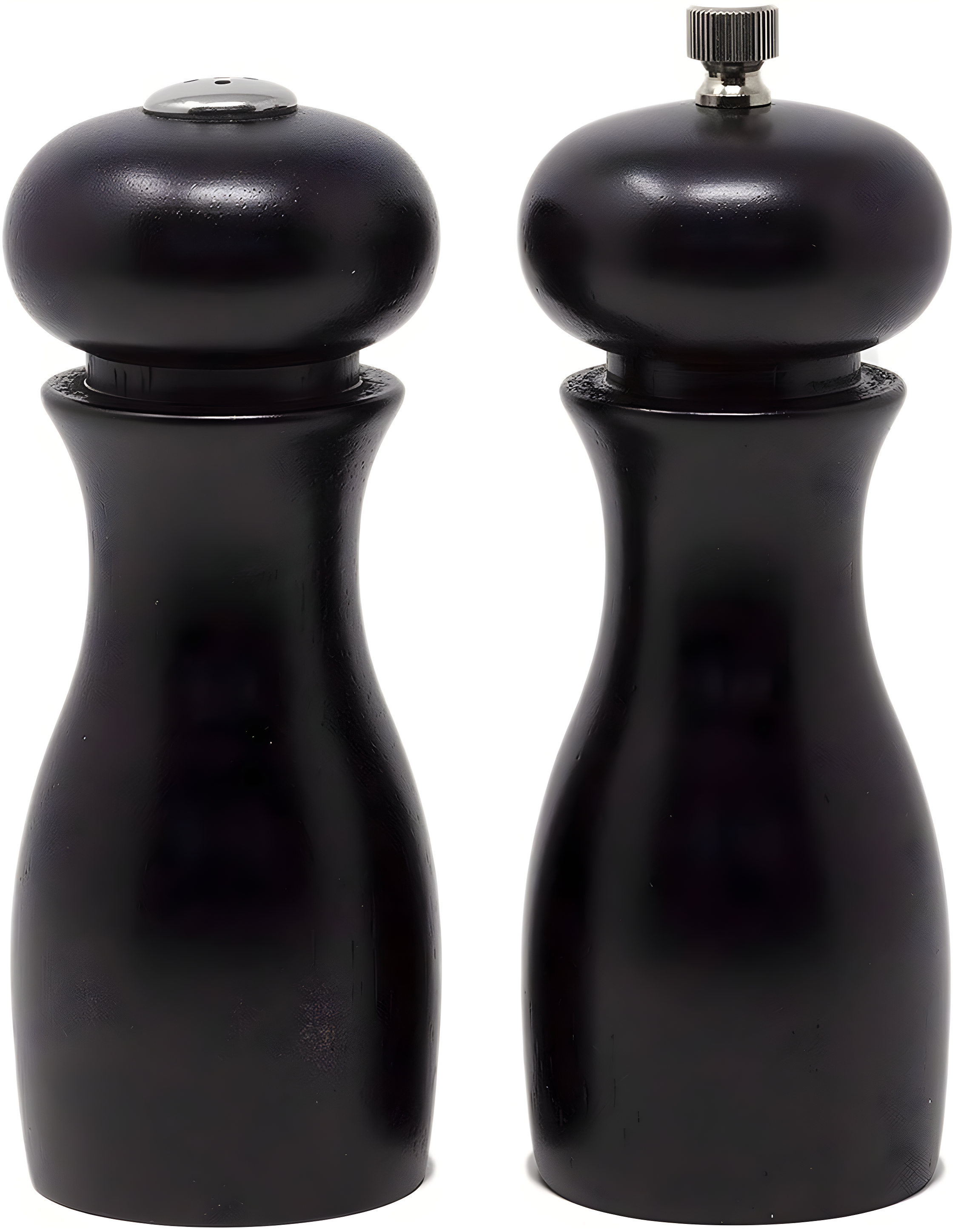 Olde Thompson 6" Caffe Wood Pepper Mill and Salt Shaker Set