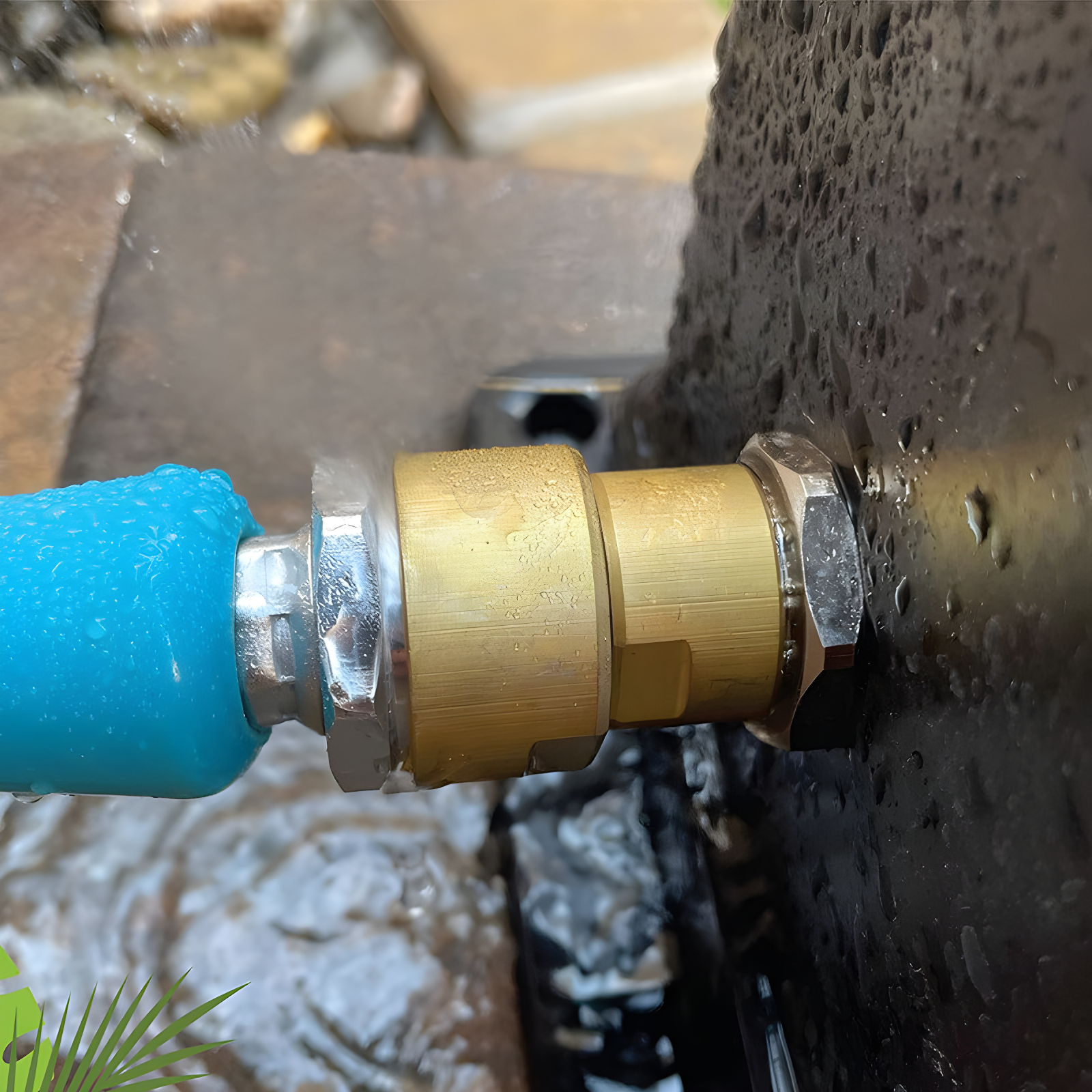 JASODI Luxury Solar Outdoor Shower, Brushed Gold and Black