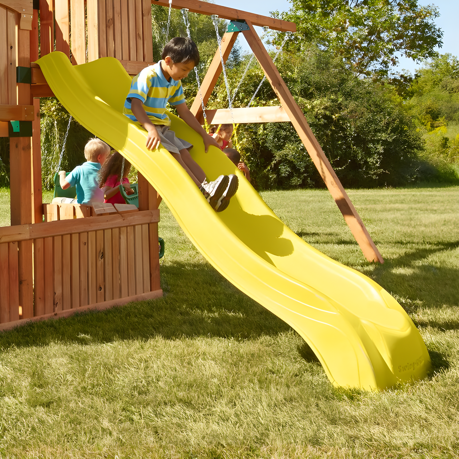 Ready To Build Custom Alpine Wave Slide for 5' Deck