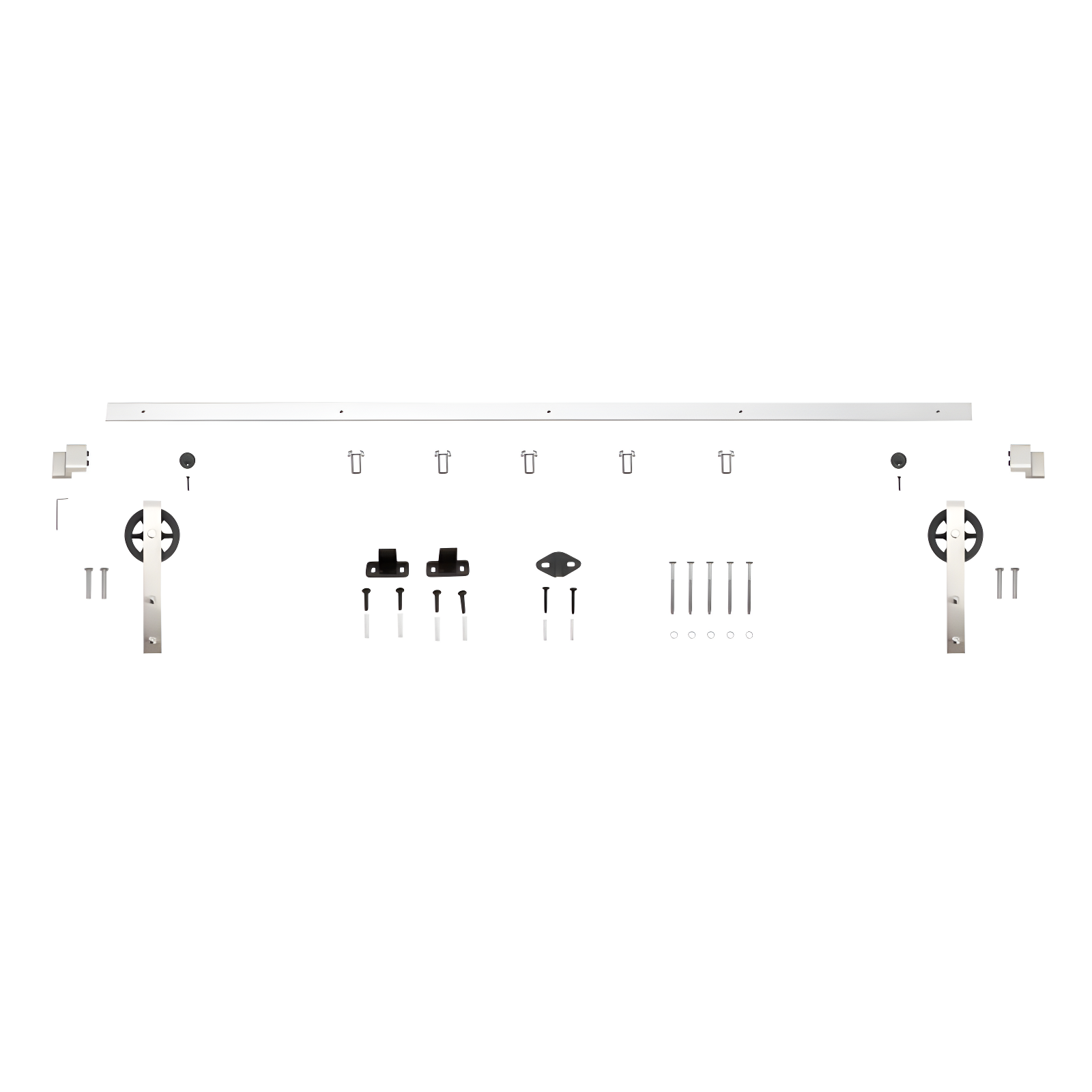 Standard Single Single Door Barn Door Hardware Kit