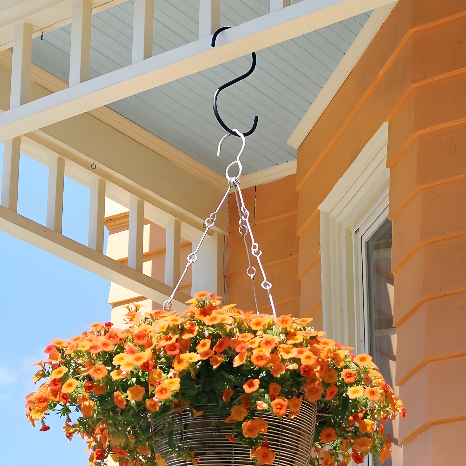 Metal Hook Plant Stand (Set of 2)