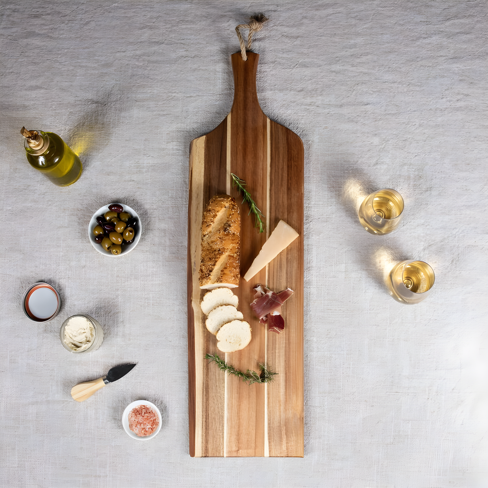 Toscana Artisan 30 Inch Acacia Charcuterie Board